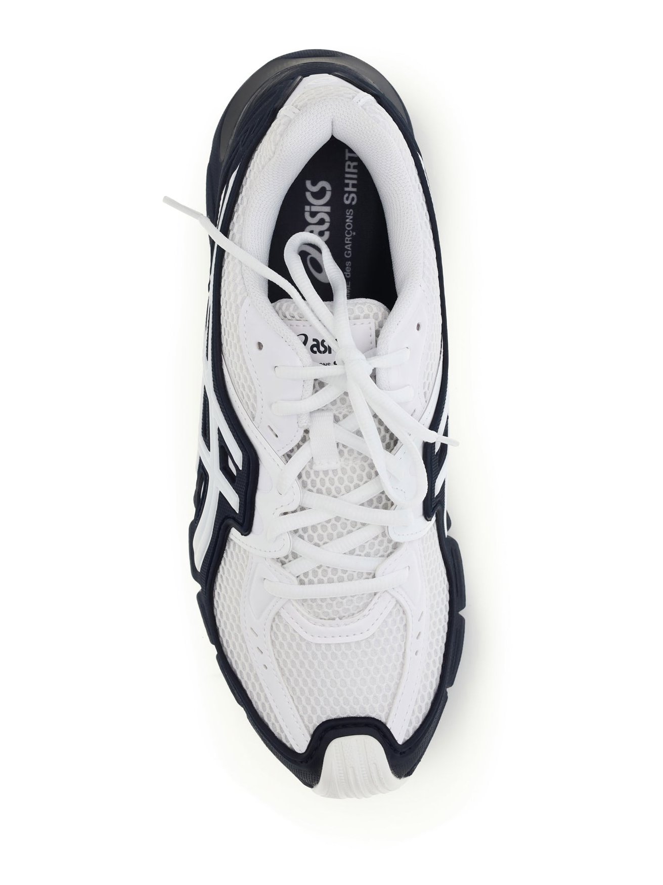 Comme Des GarçOns Shirt Paneled Polyester Sneaker — Navy, view 3