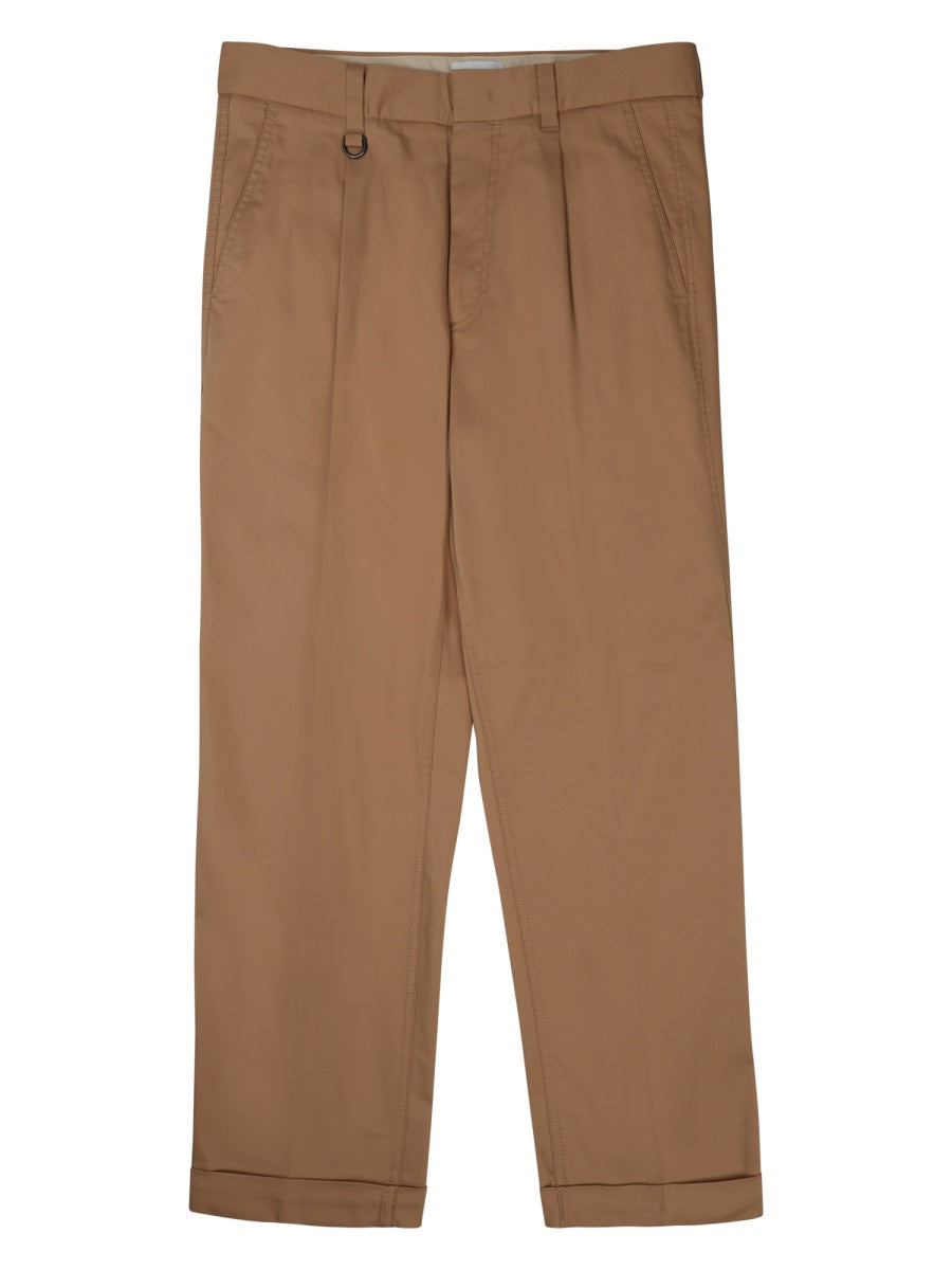 Paolo Pecora Cotton-Blend Trousers — Beige by Paolo Pecora