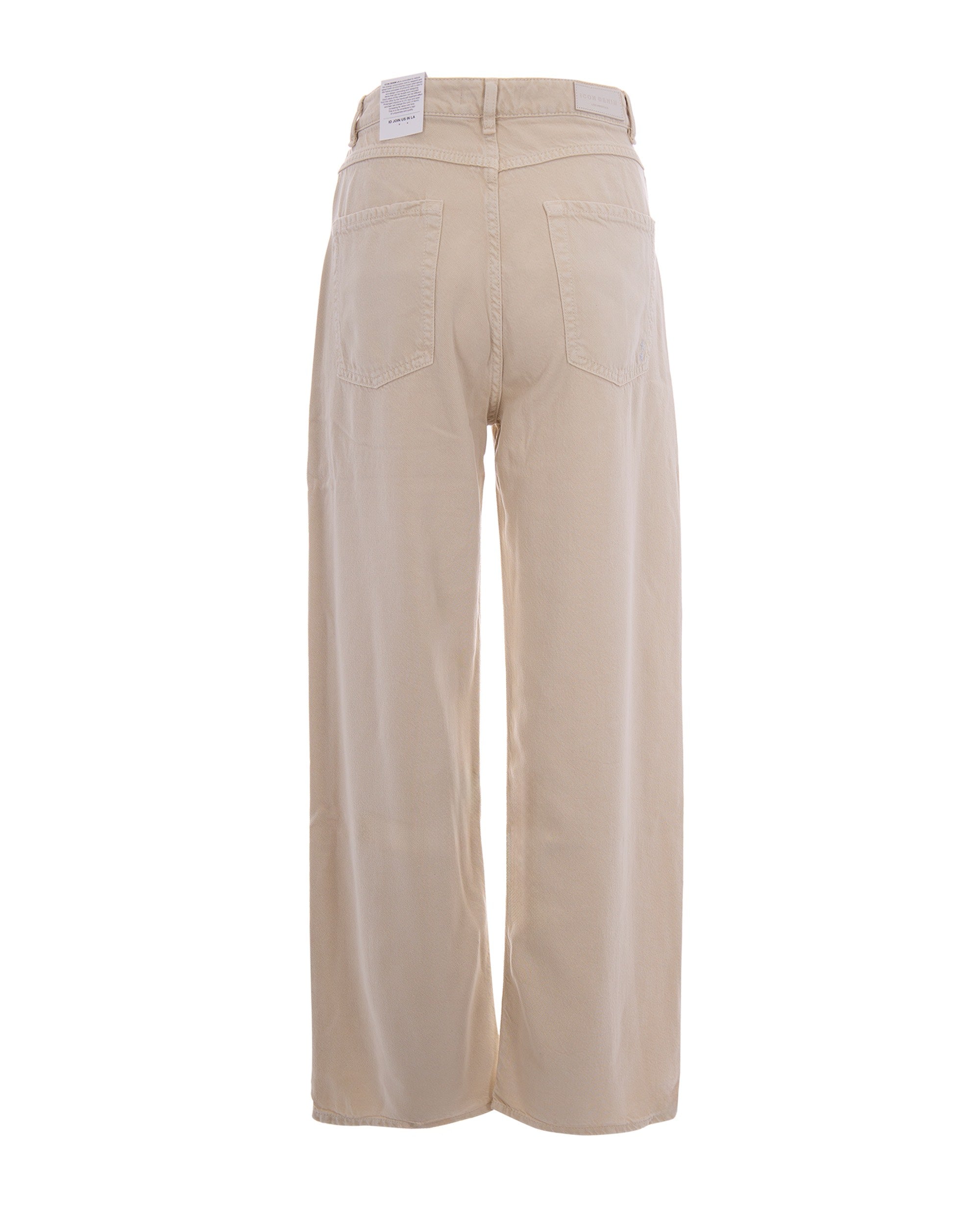 Icon Denim Poppy Jeans — Beige, view 2