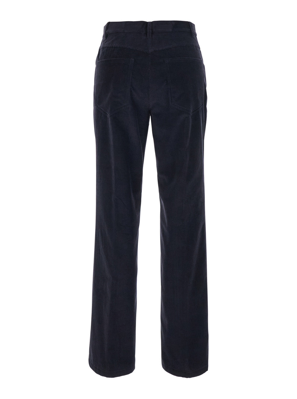 Semicouture Corduroy Trousers — Navy, view 2