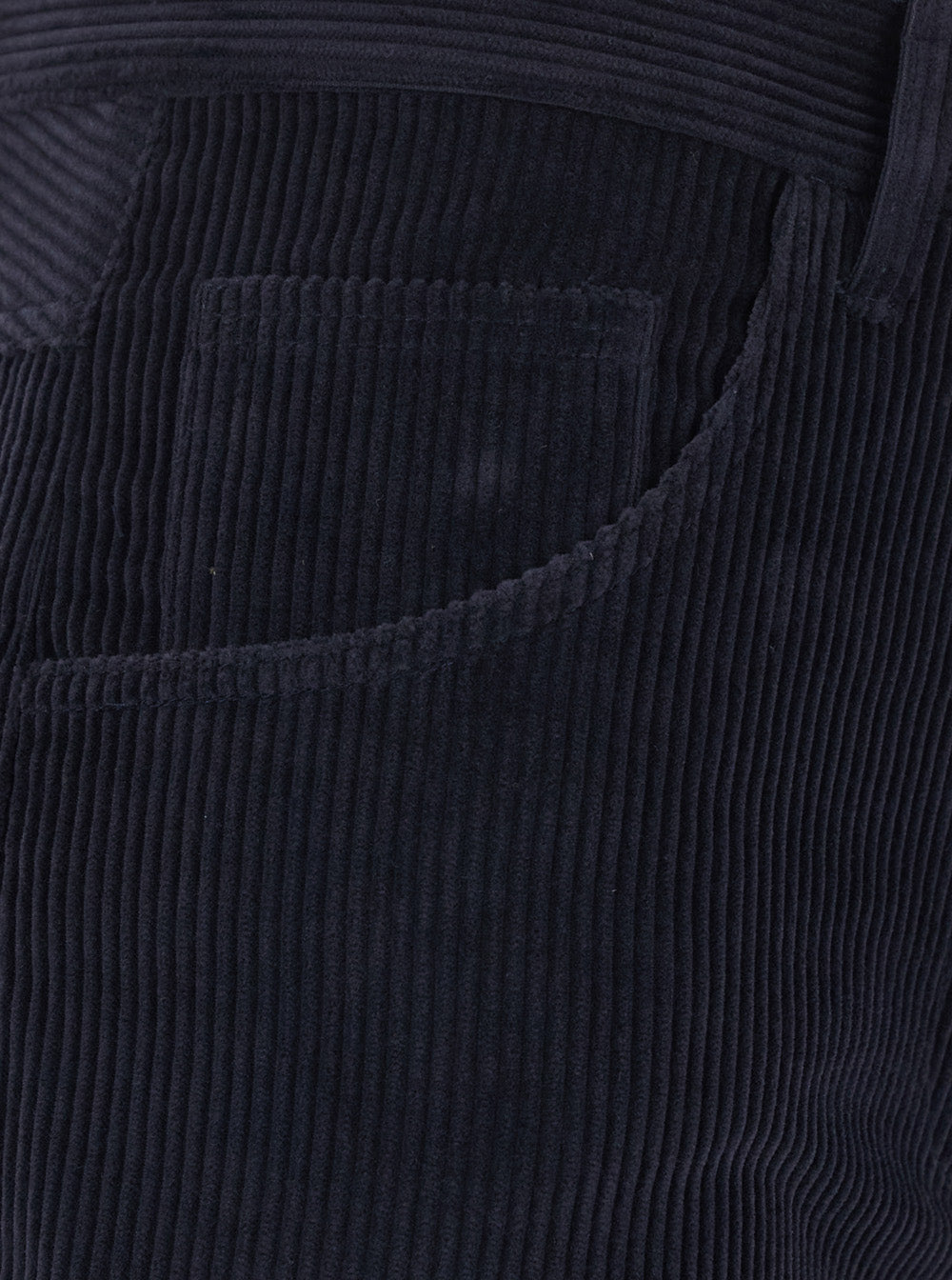 Semicouture Corduroy Trousers — Navy, view 3