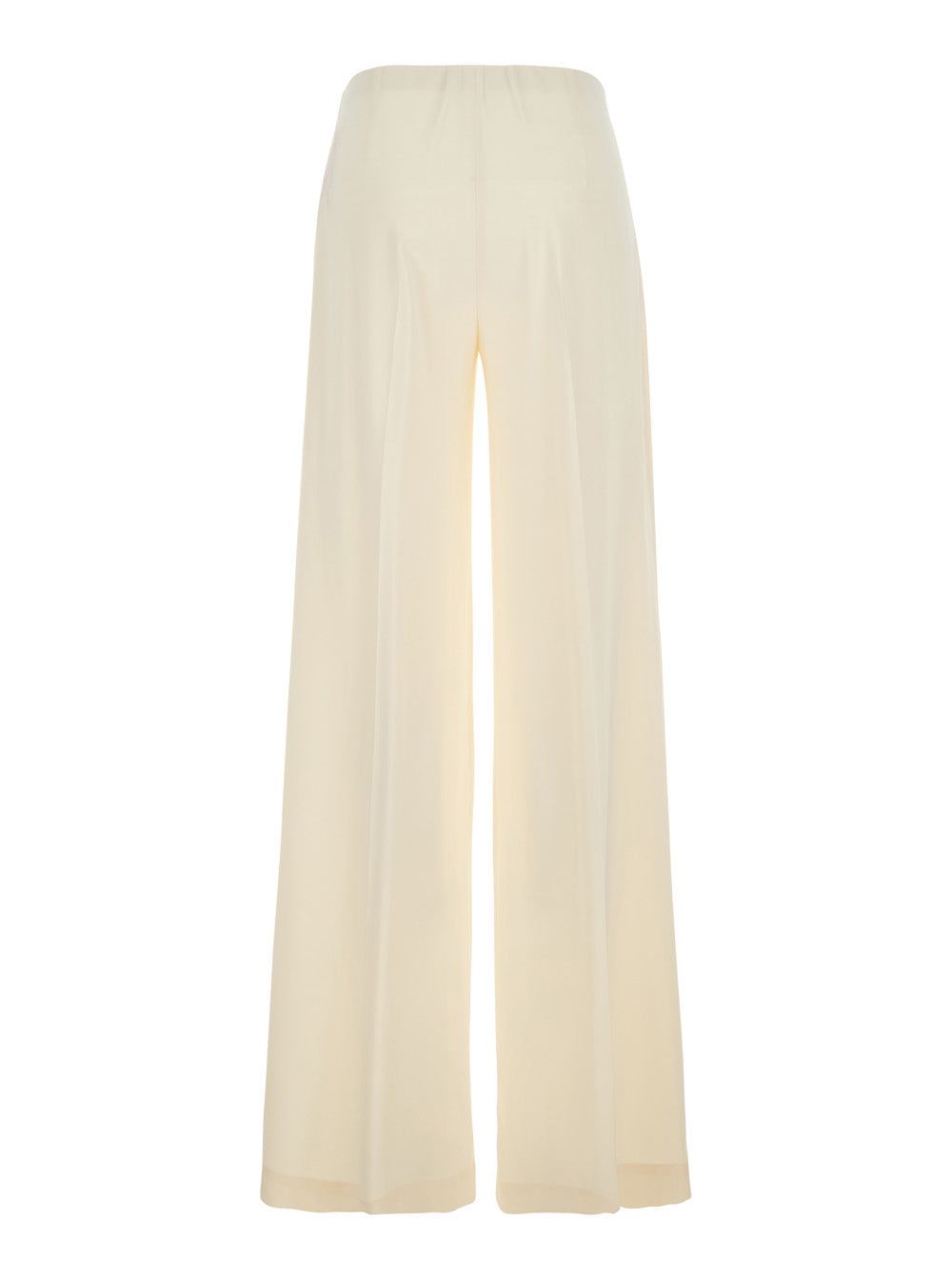 Jucca Elasticated Waist Trousers — White, view 2
