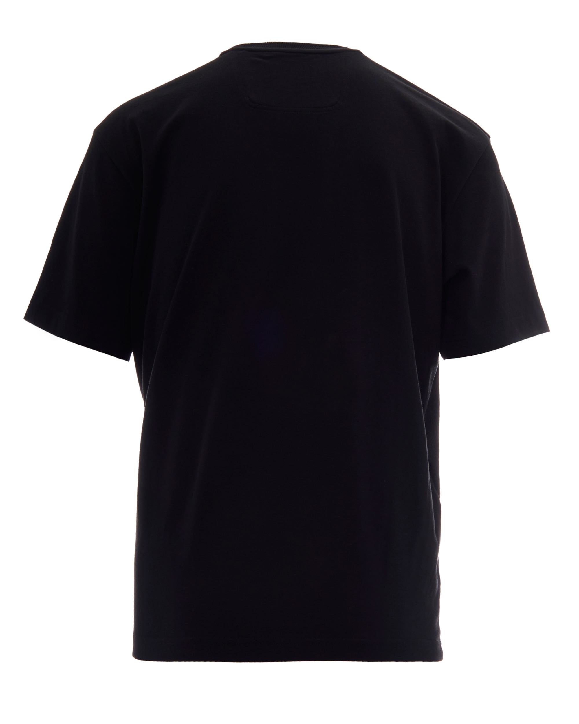 Hugo Boss Logo-Graphic Cotton T-Shirt — Black, view 2