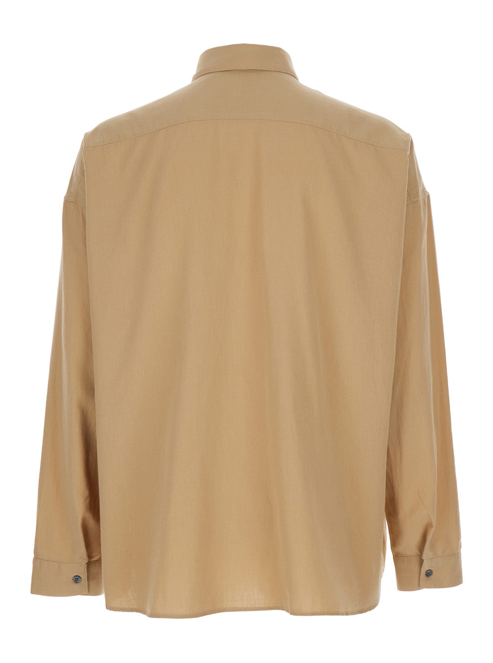 Sunflower Linen Blend Shirt — Beige, view 2
