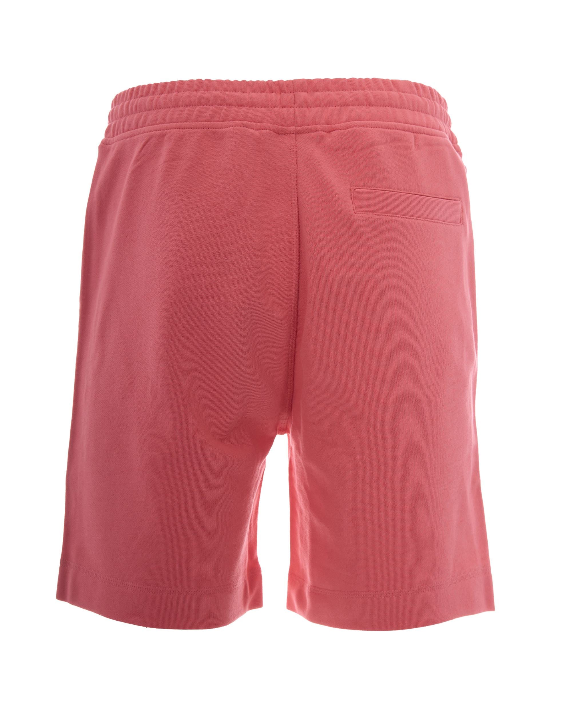Hugo Boss Terry Cotton Bermuda Shorts — Red, view 2