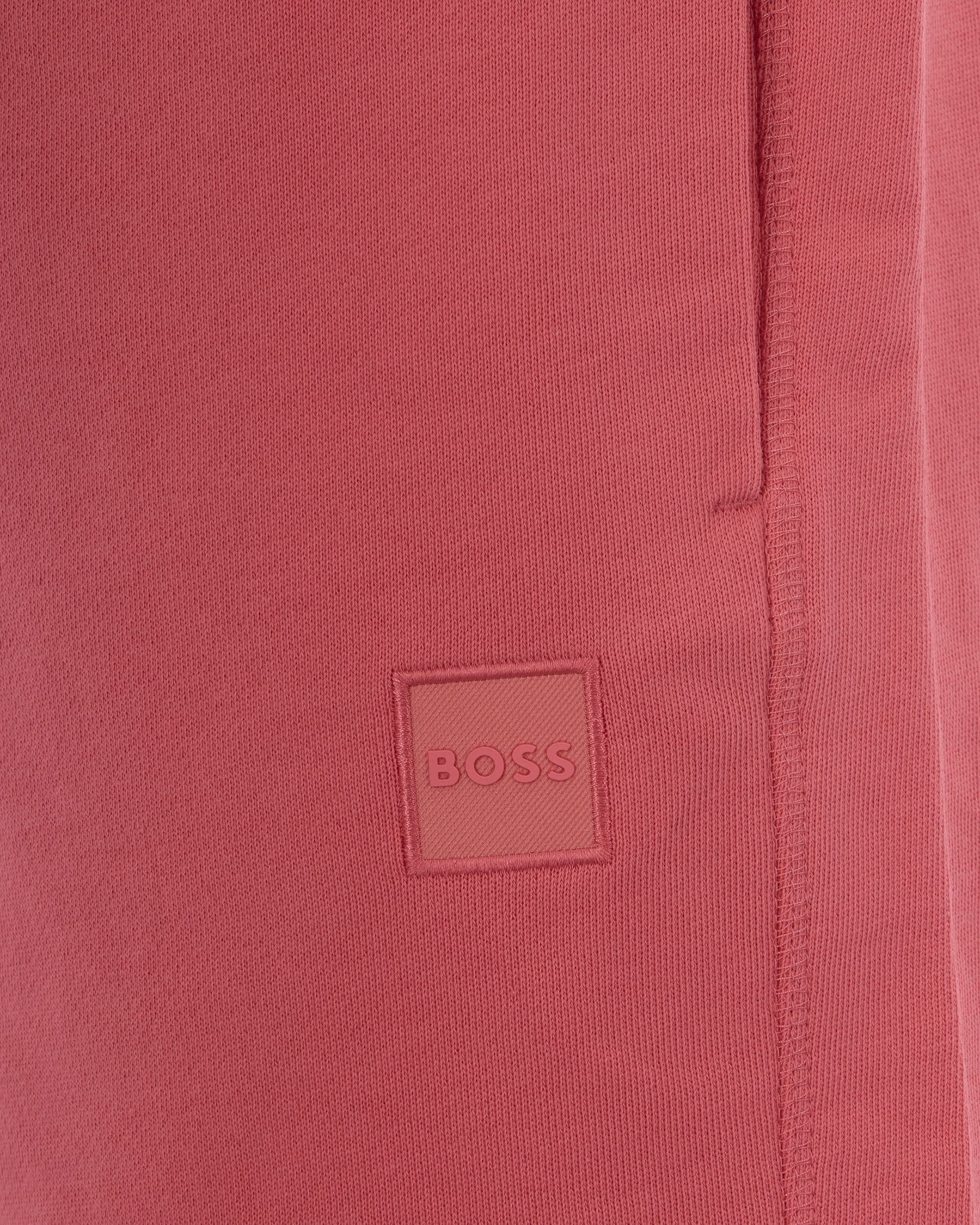 Hugo Boss Terry Cotton Bermuda Shorts — Red, view 3