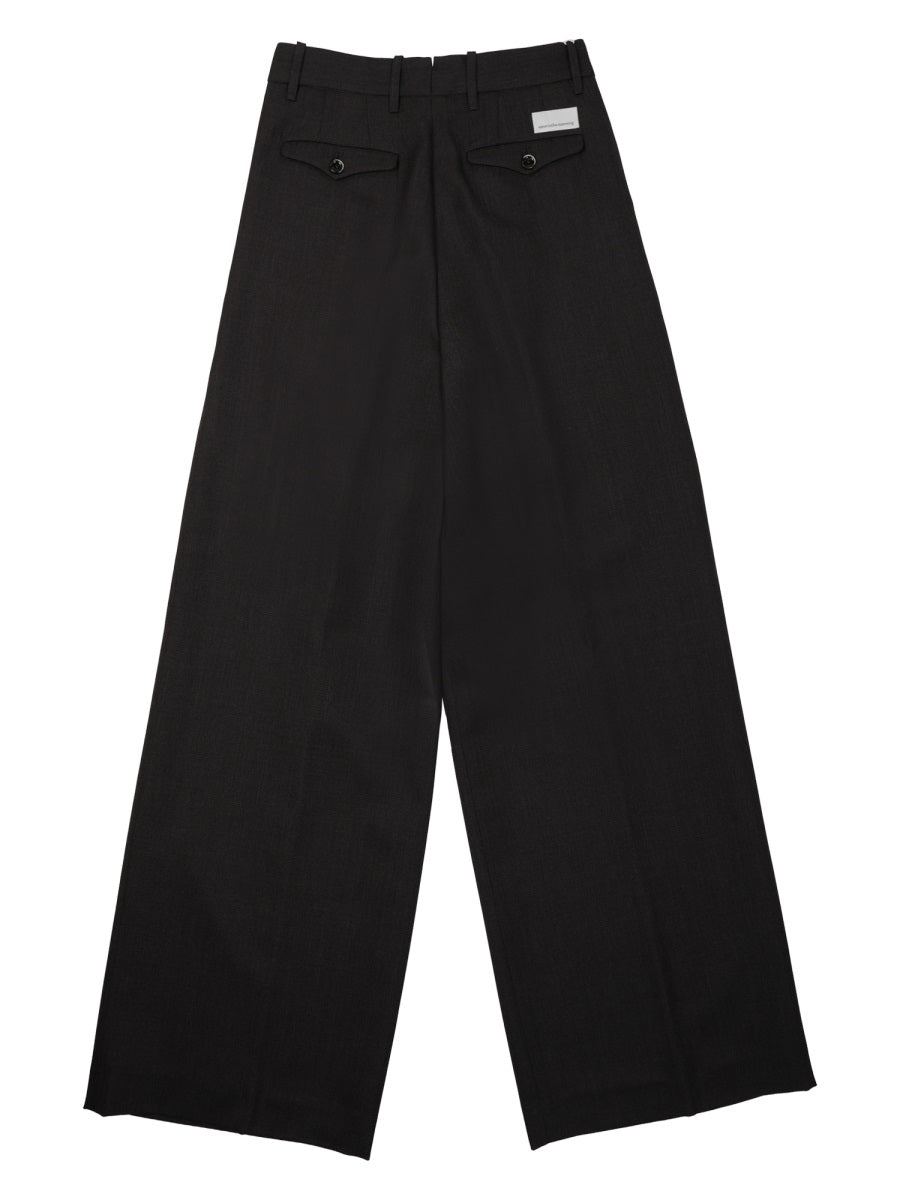 Nine In The Morning Sandra Trousers — Brown, view 2
