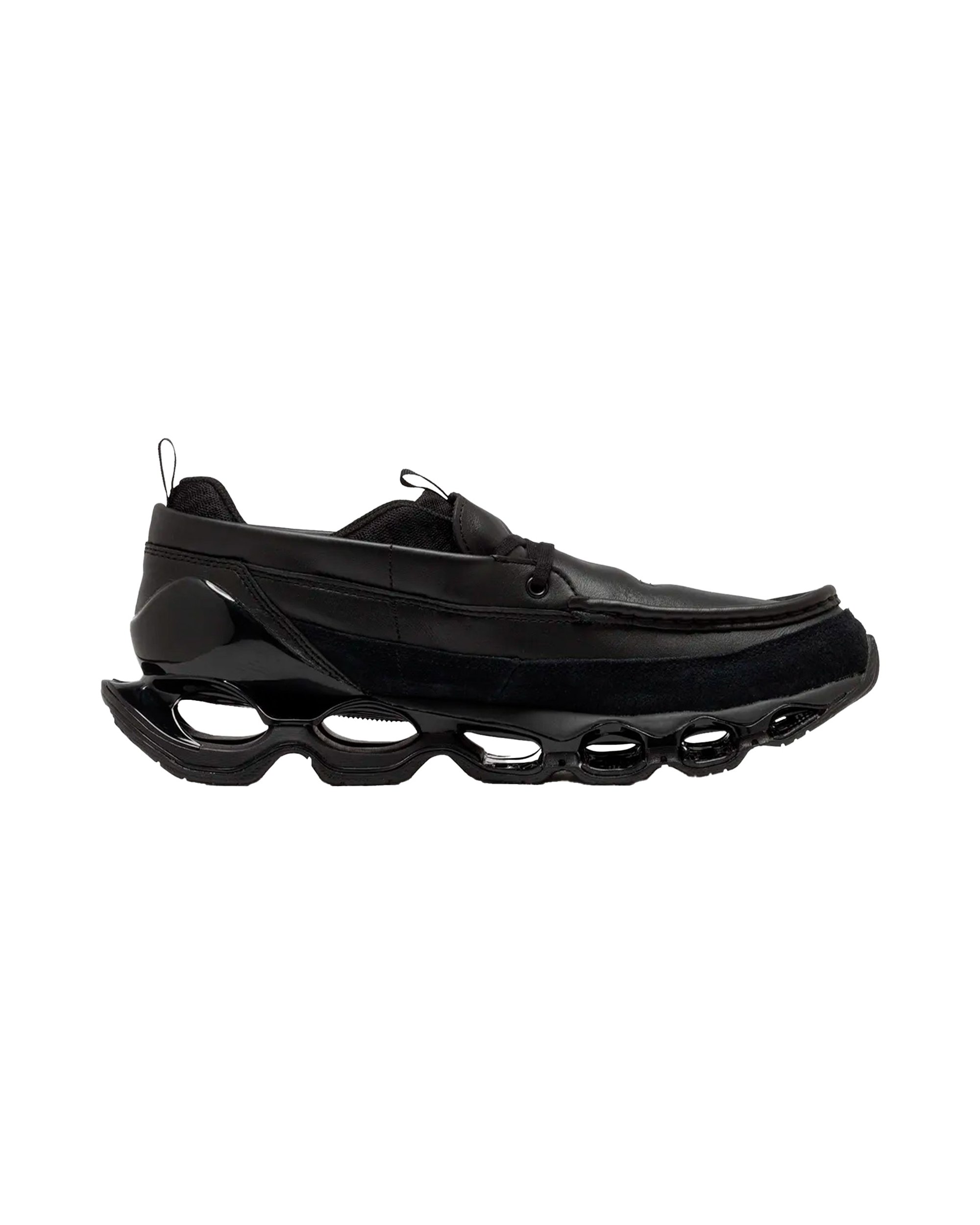 Mizuno Leather Moccasin Trainer — Black by Mizuno