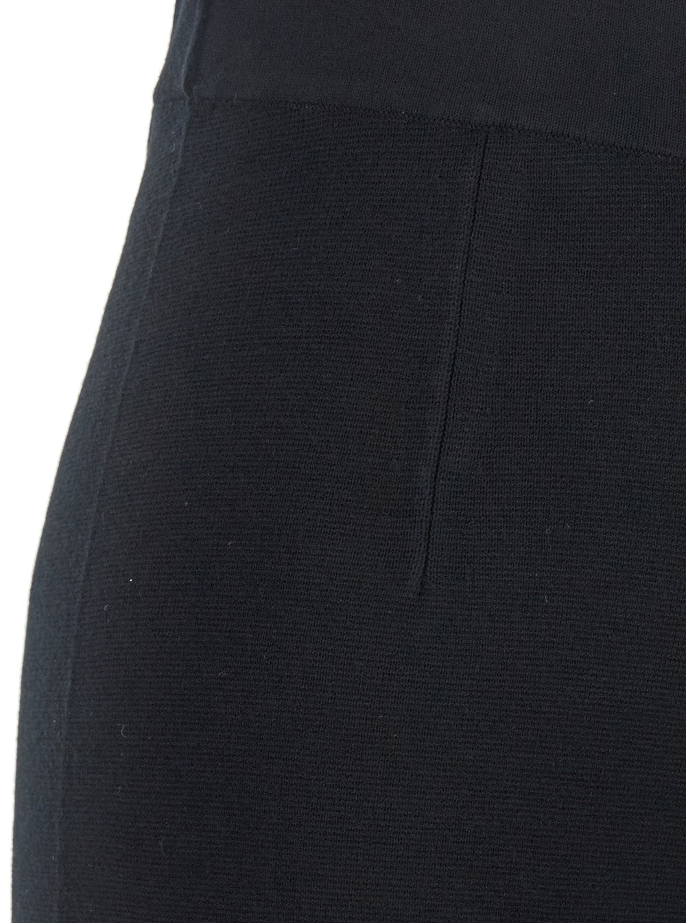 Max Mara Viscose Palazzo Trousers — Black, view 3