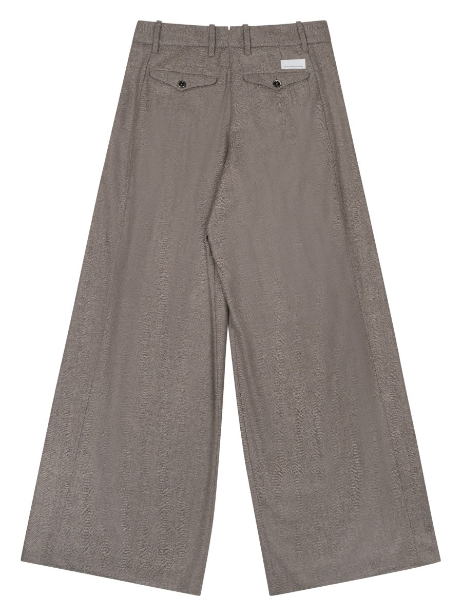 Nine In The Morning Petra Trousers — Gray, view 2