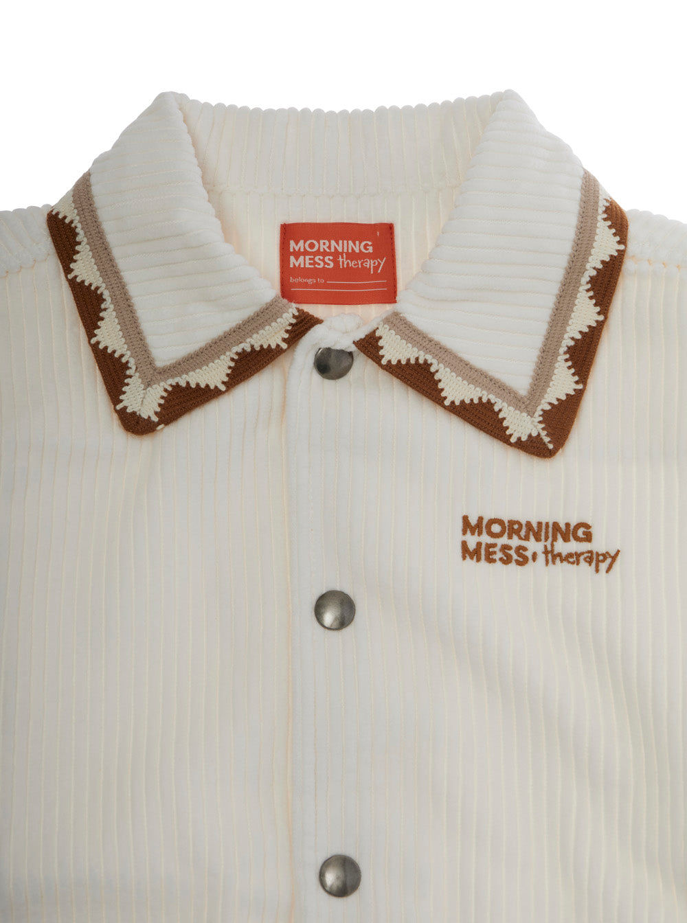 Morning Mess Therapy Blazer — White, view 3