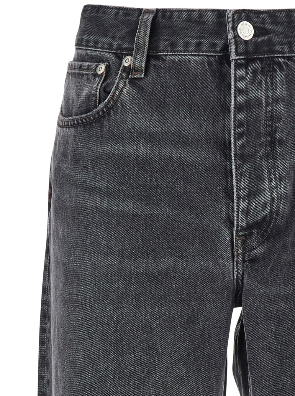 Won Hundred Organic Cotton Denim Jeans — Black, view 3