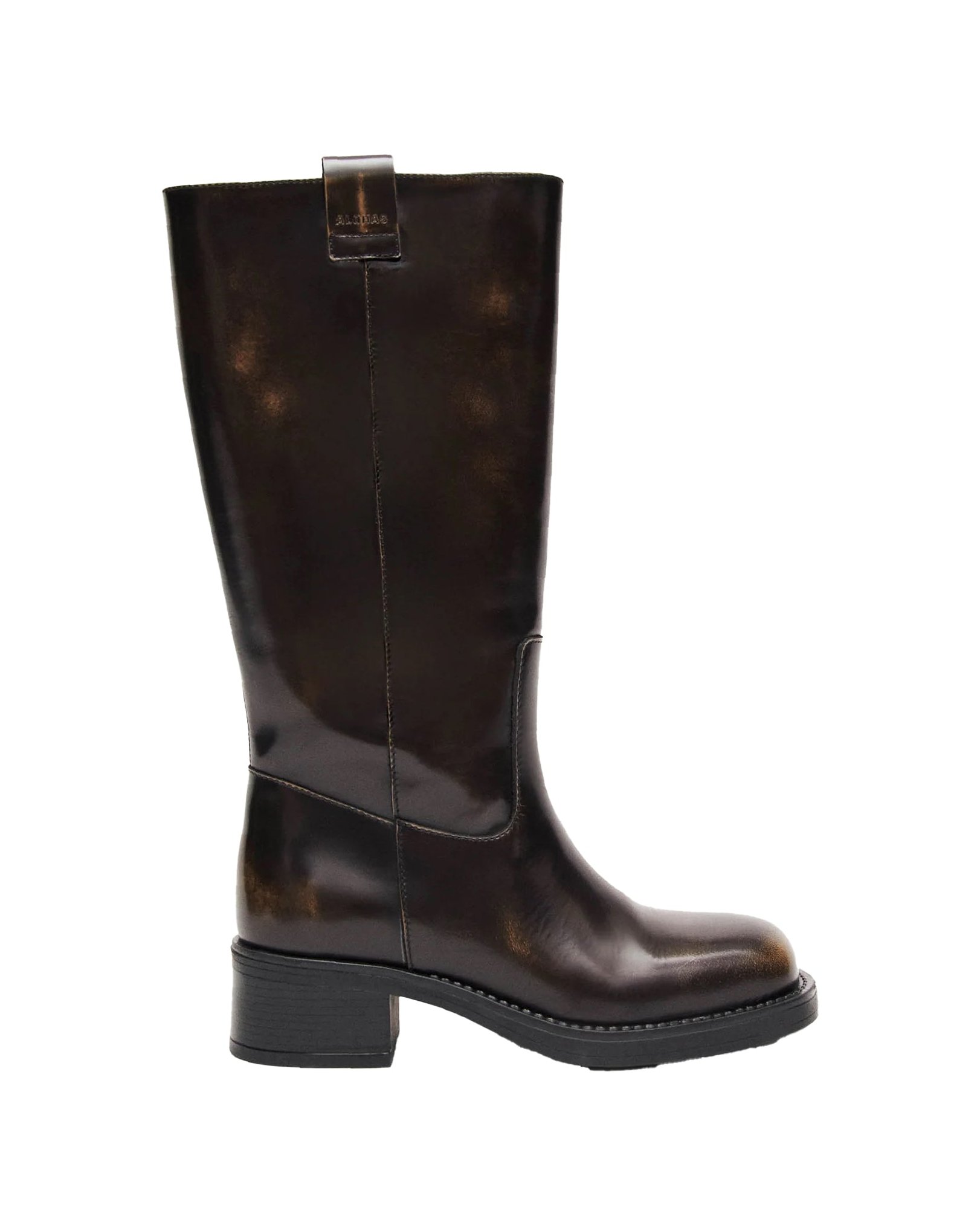 Alohas Vintage Leather Boots — Brown by Alohas