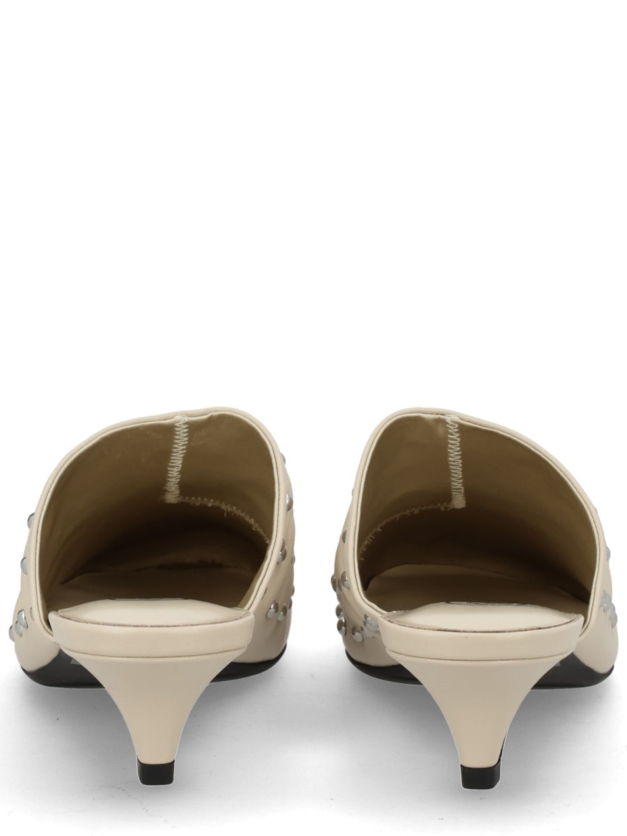 Ash Eloise Mule — White, view 2