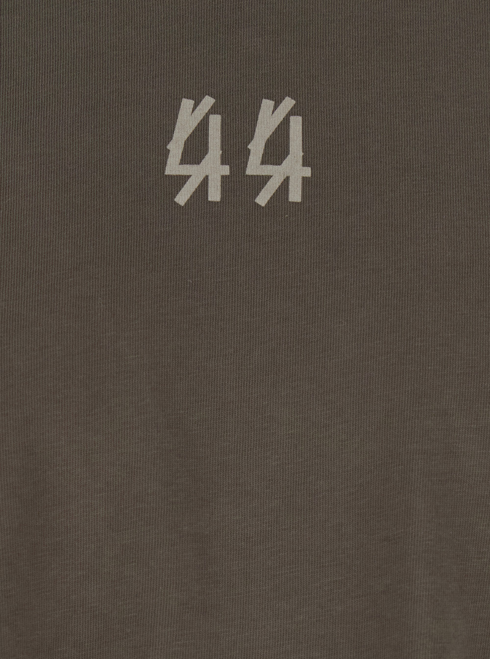 44 Label Group Cotton Round-Neck T-Shirt — Gray, view 3