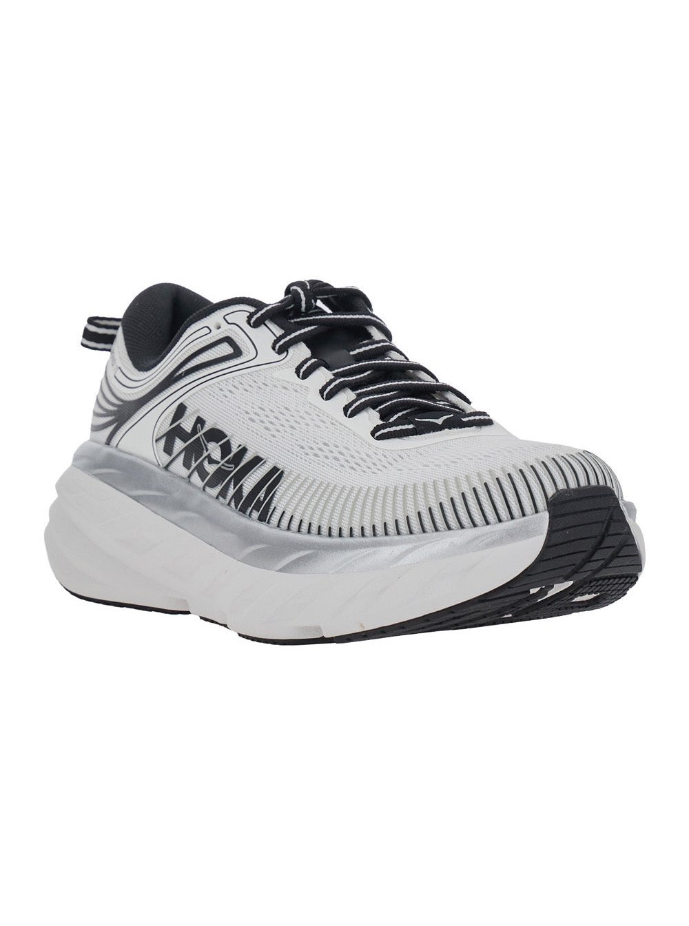 Hoka Bondi Sneaker — White, view 2