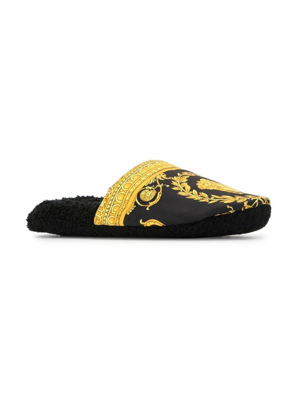 Versace Home Baroque Print Slipper — Black, view 2
