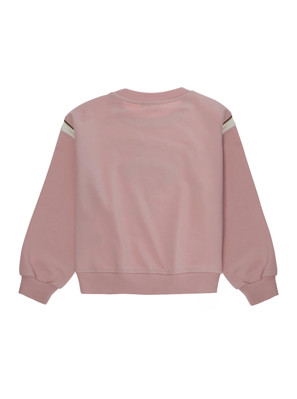 Monnalisa Character-Graphic Cotton Sweatshirt — Pink, view 2