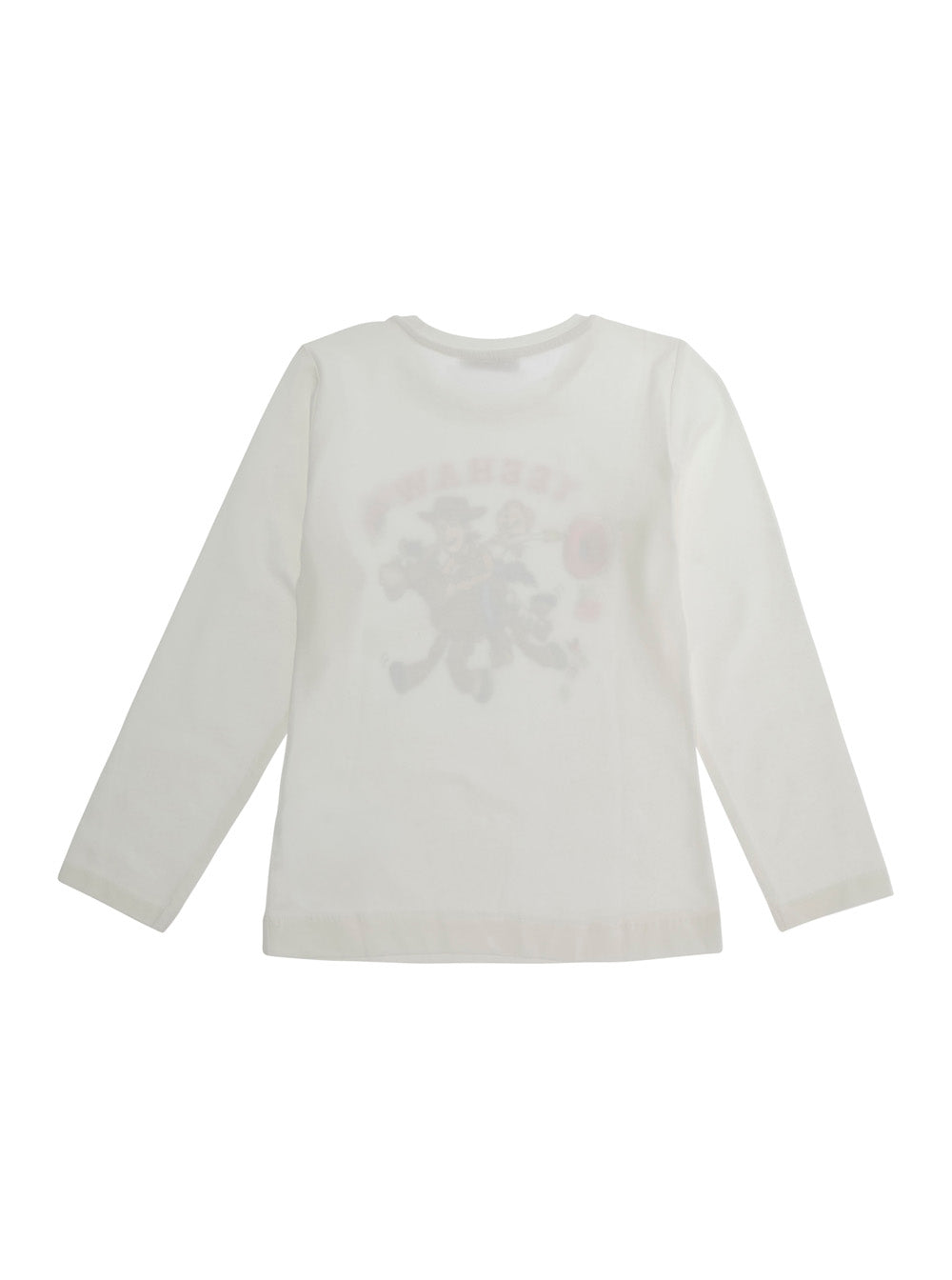 Monnalisa Maxi Print Long-Sleeve T-Shirt — White by Monnalisa