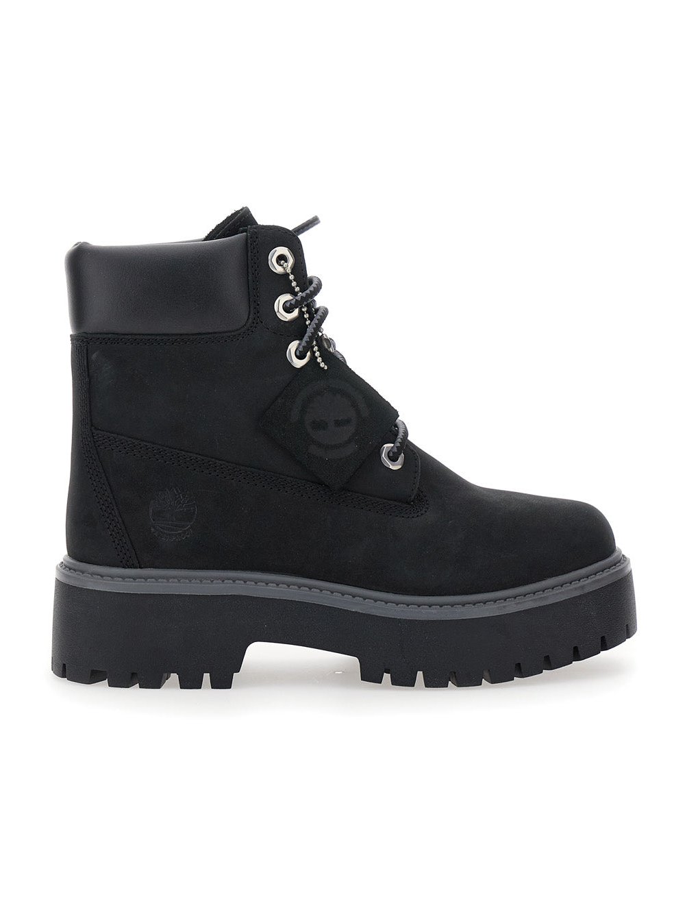 Timberland Nubuck Leather Water-Proof Boot — Black by Timberland
