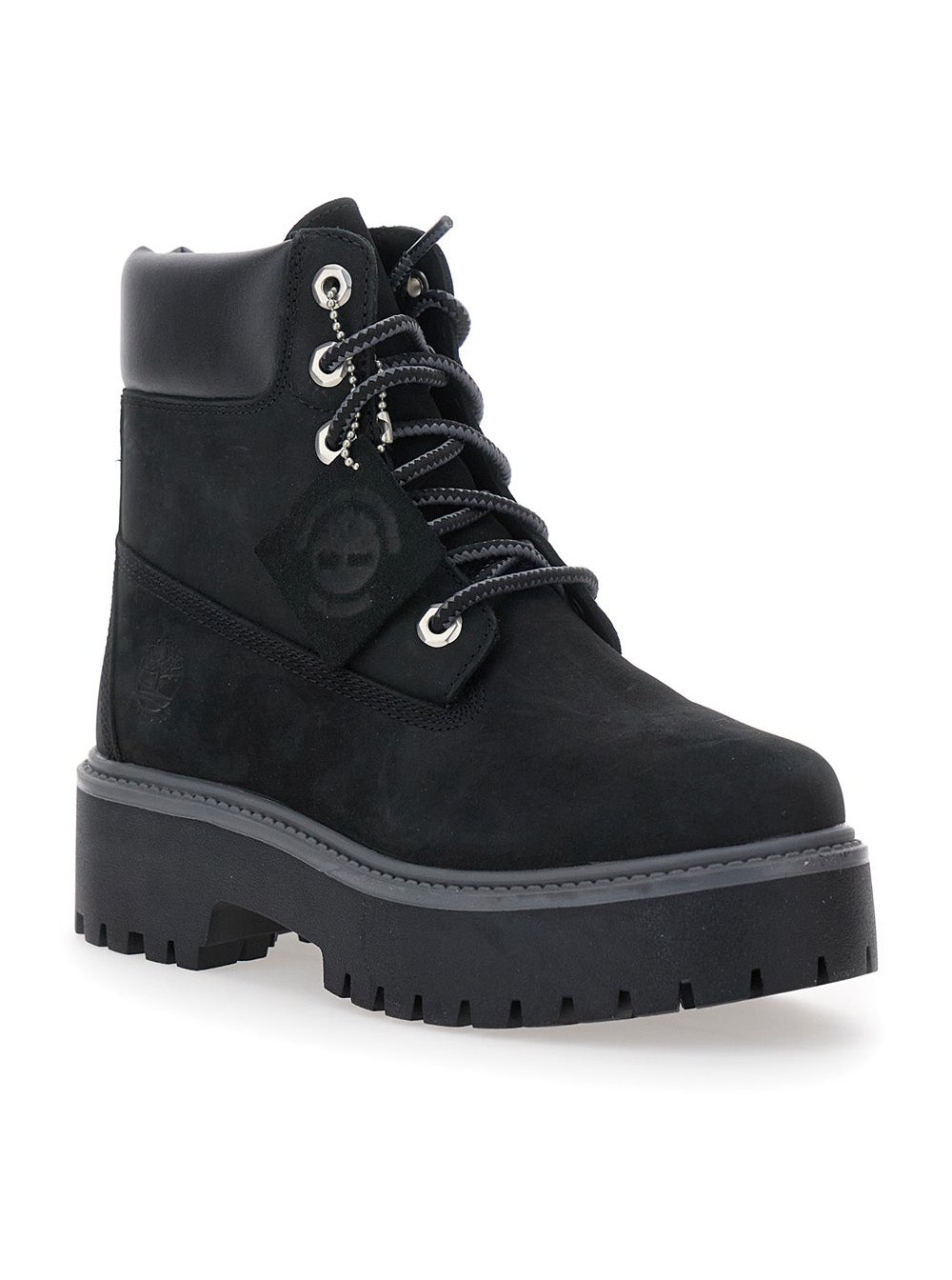Timberland Nubuck Leather Water-Proof Boot — Black, view 2
