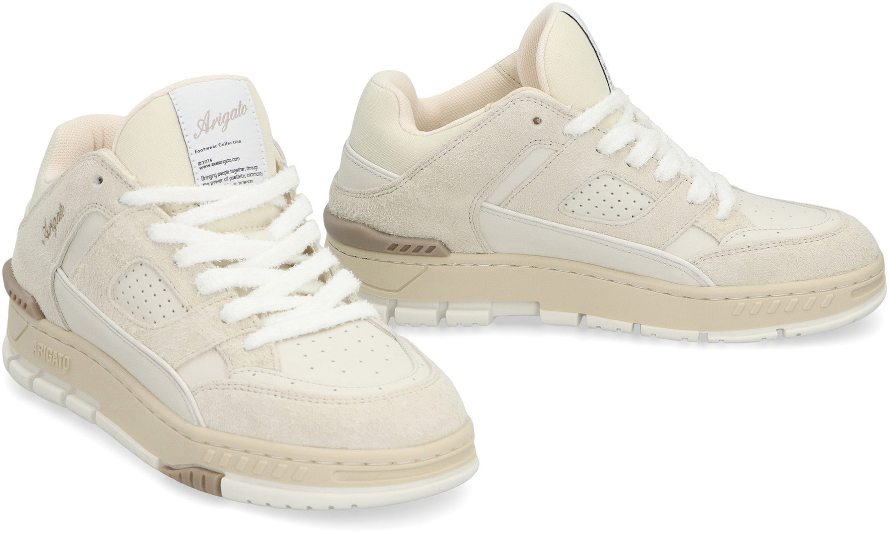 Axel Arigato Area Lo Fluffy Sneaker — Beige, view 3