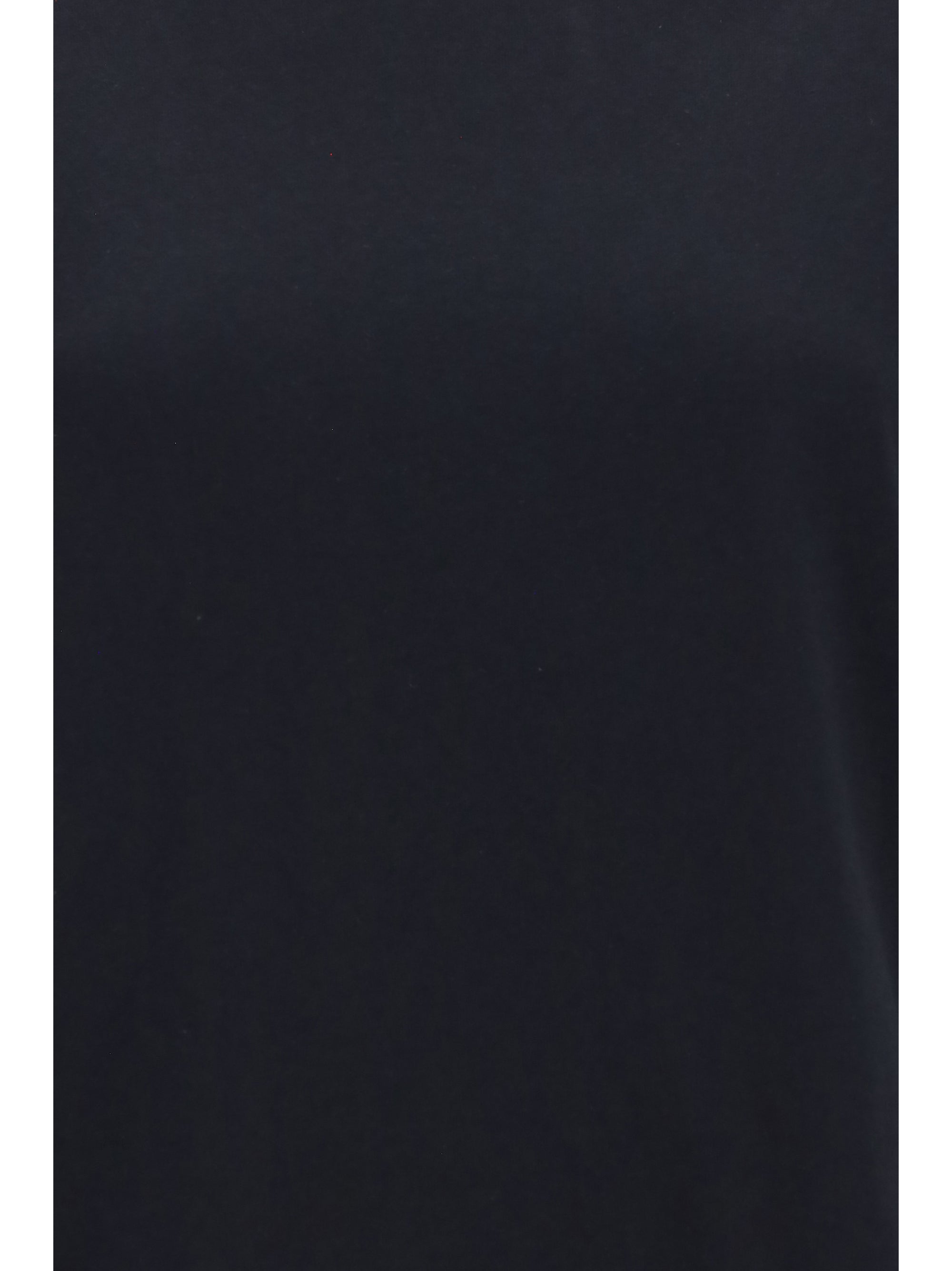 Toteme Crew Neck Cotton T-Shirt — Black, view 2