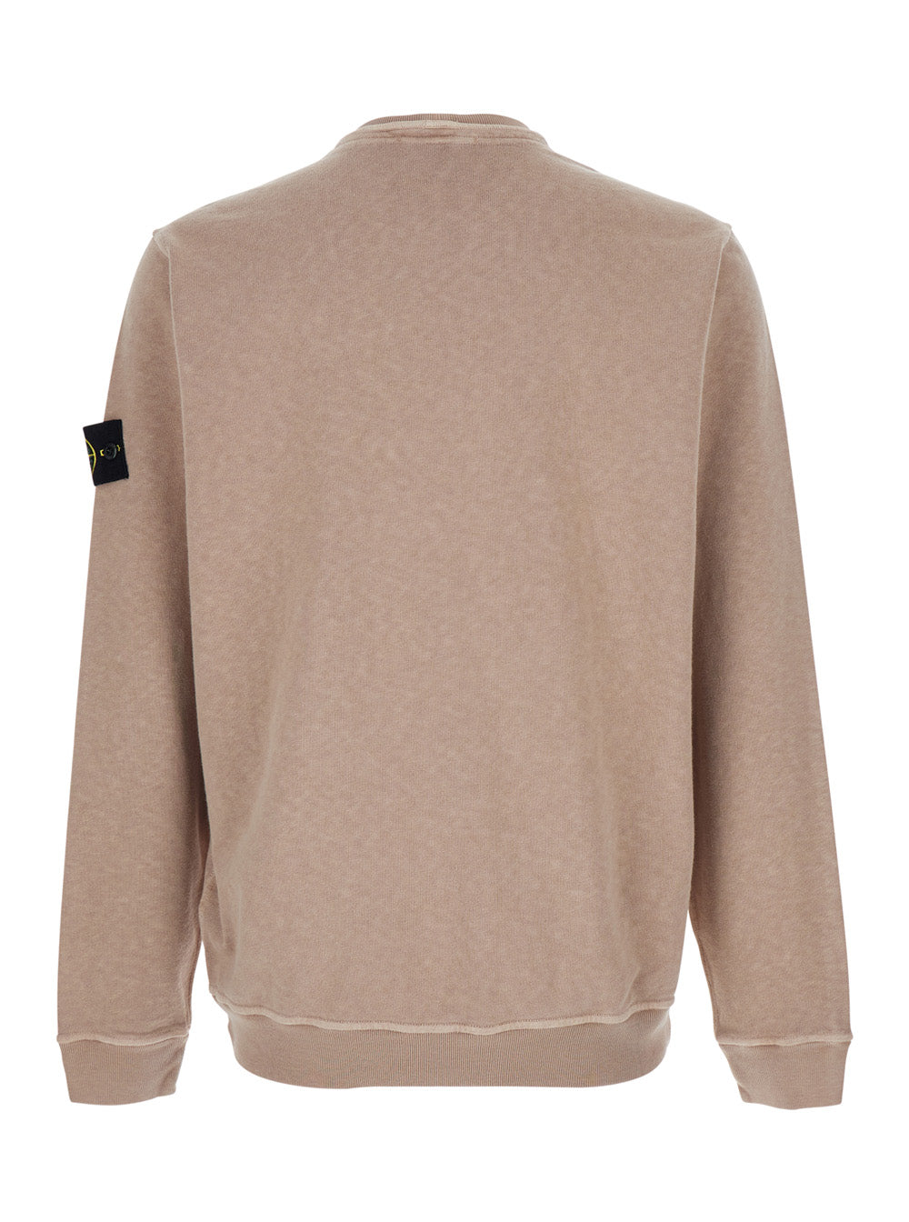 Stone Island Tech Fabric Fleece Sweatshirt — Beige, view 2