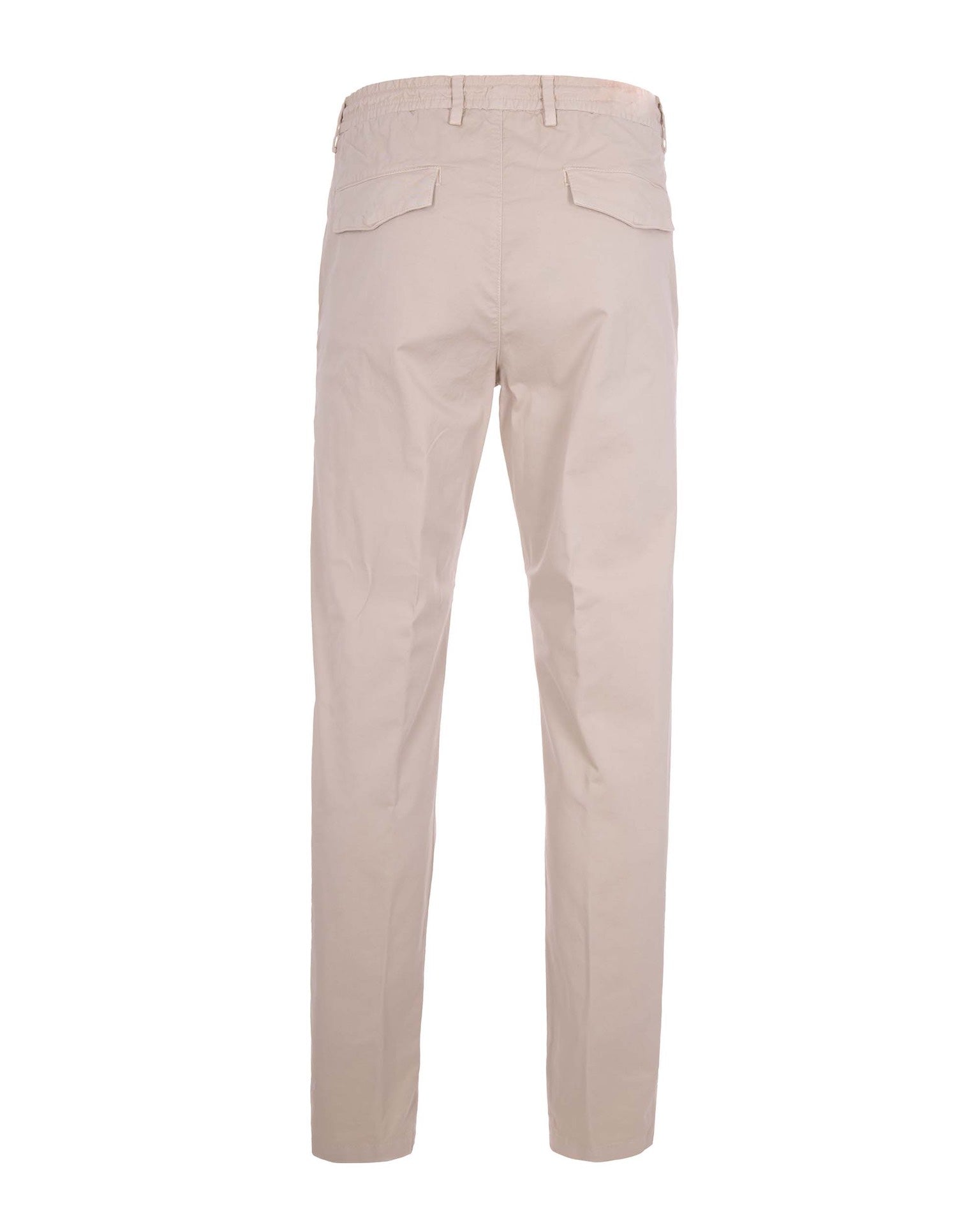 Eleventy Drawstring Elastic Waist Jogger Trousers — Beige, view 2