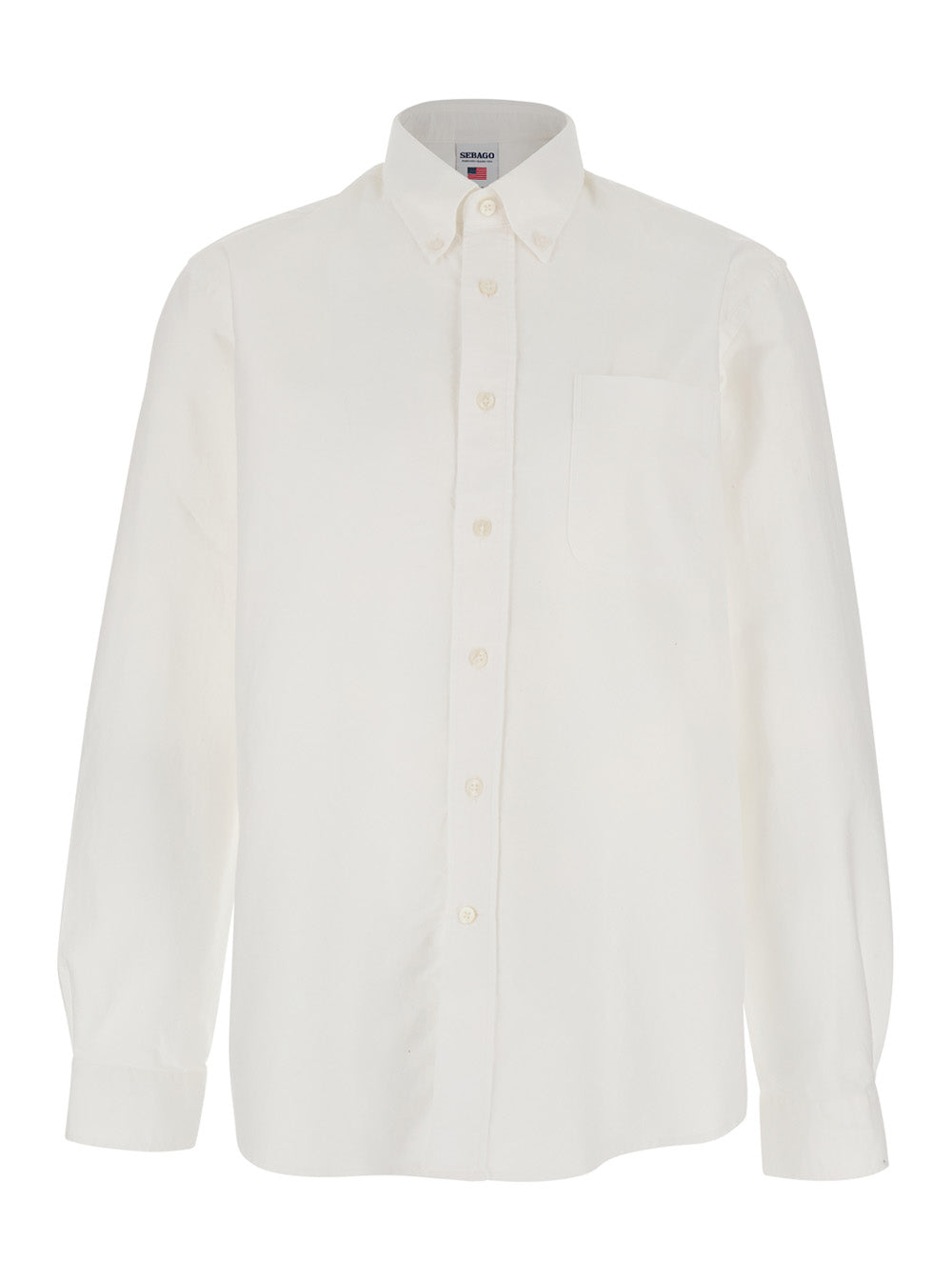 Sebago Oxford Button Down Shirt — White by Sebago