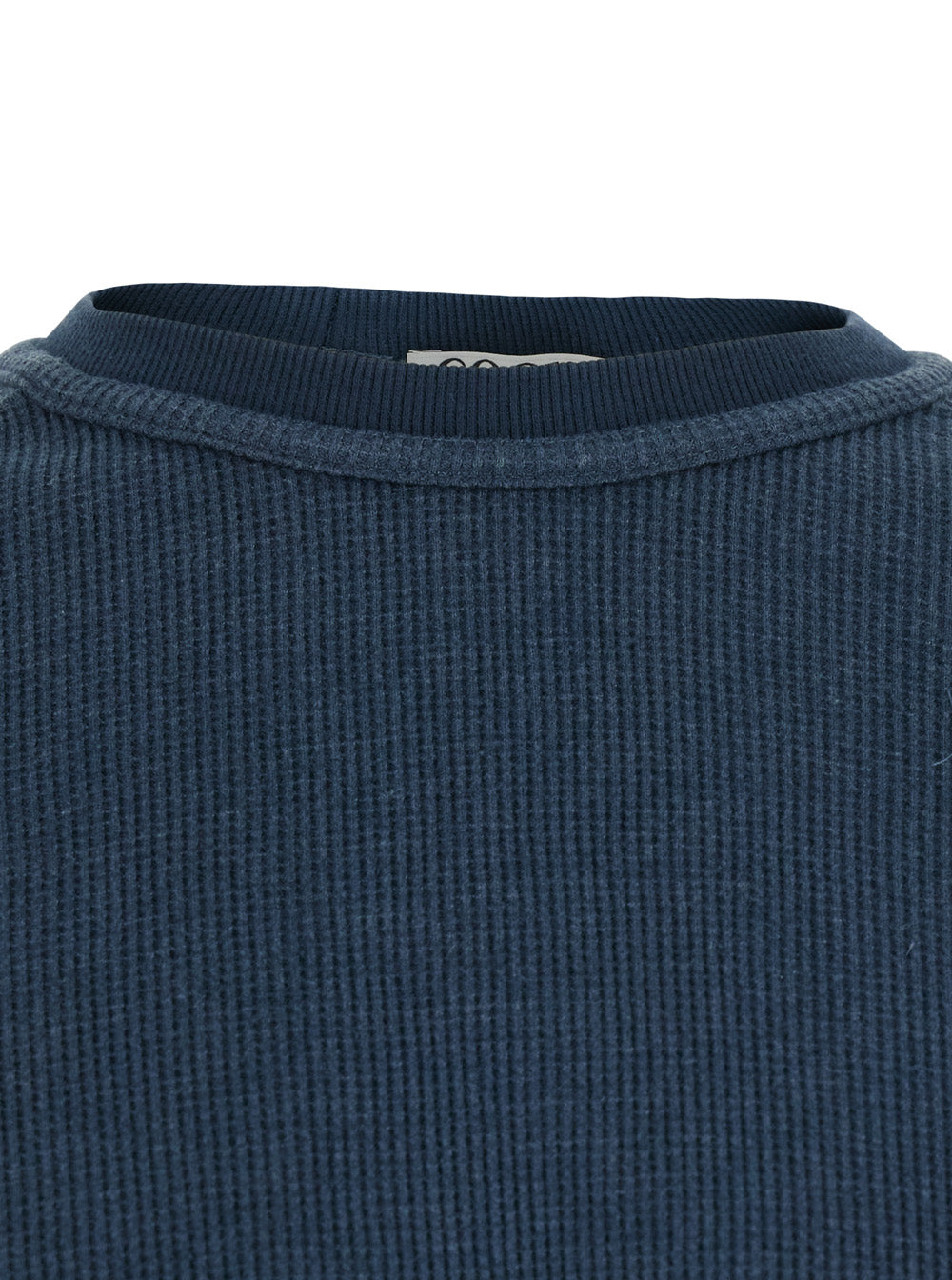 Coor Cotton-Blend Crew-Neck T-Shirt — Blue, view 3
