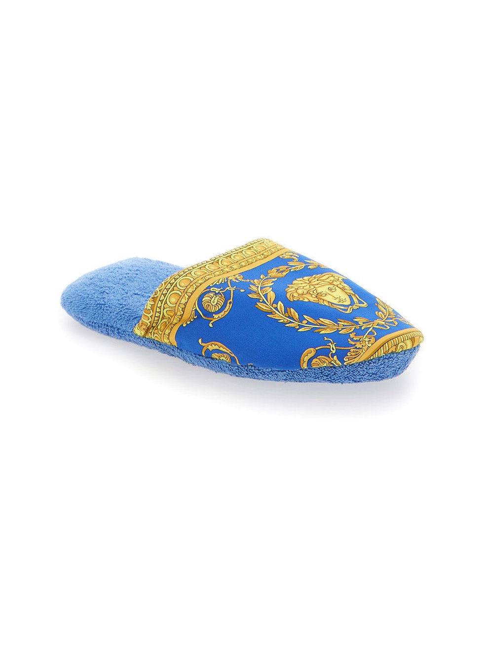 Versace Home Baroque Print Slipper — Blue, view 2