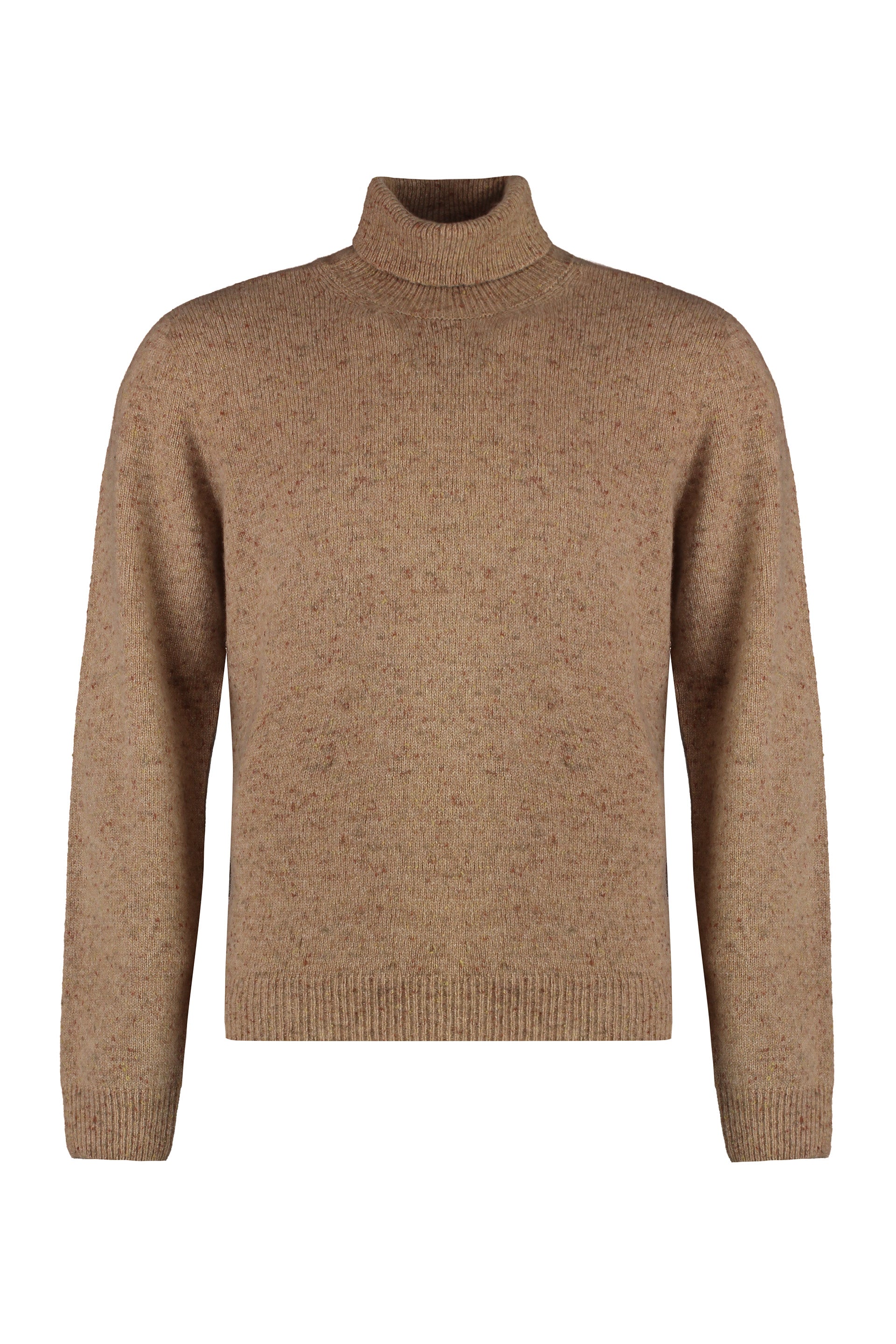 The Alphabet Cashmere Blend Turtleneck Sweater — Camel by The Alphabet