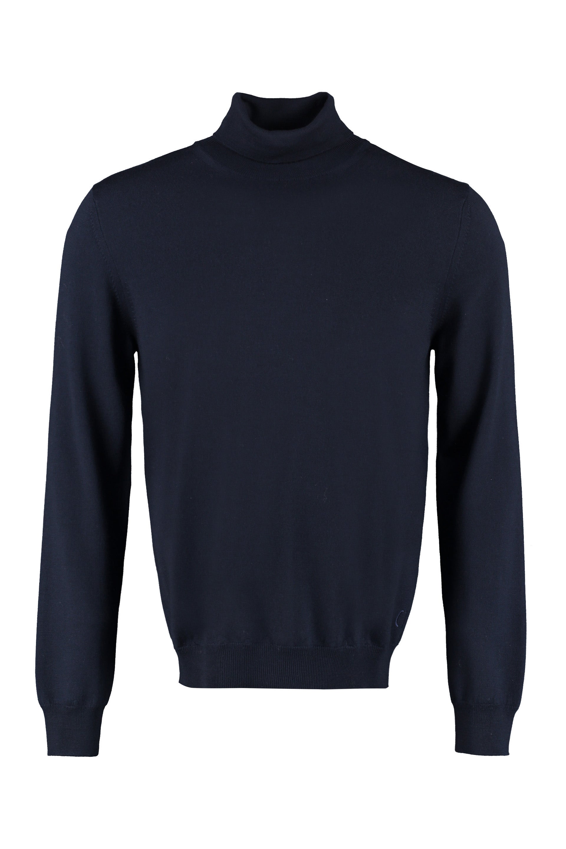 The Alphabet Extra-Fine Wool Turtleneck Sweater — Navy by The Alphabet