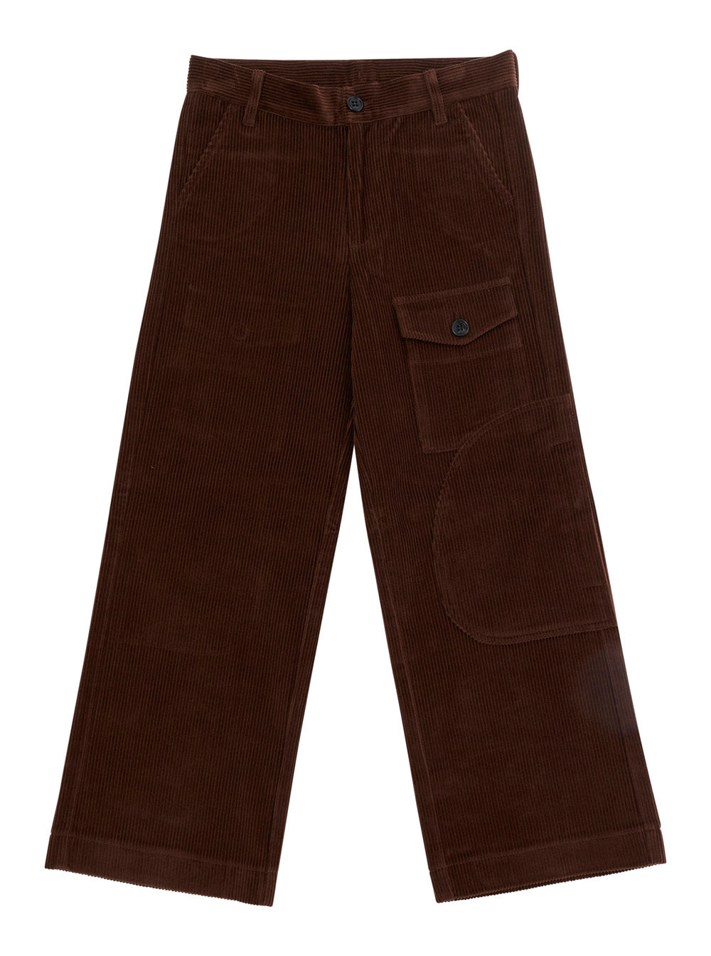 Nº21 Cotton Regular-Fit Trousers — Brown by Nº21
