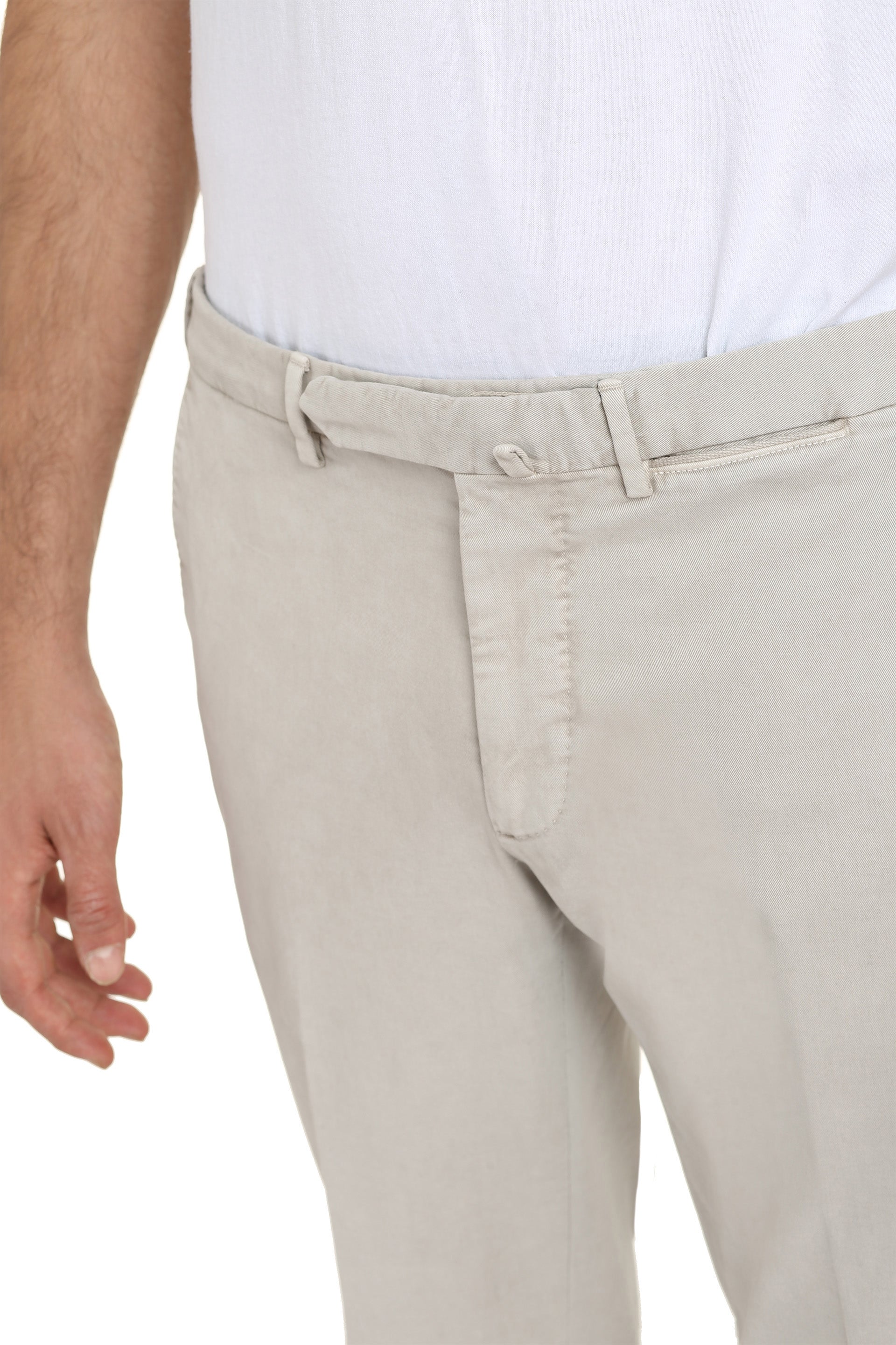 The Alphabet Stretch Cotton Chinos — Sand, view 5