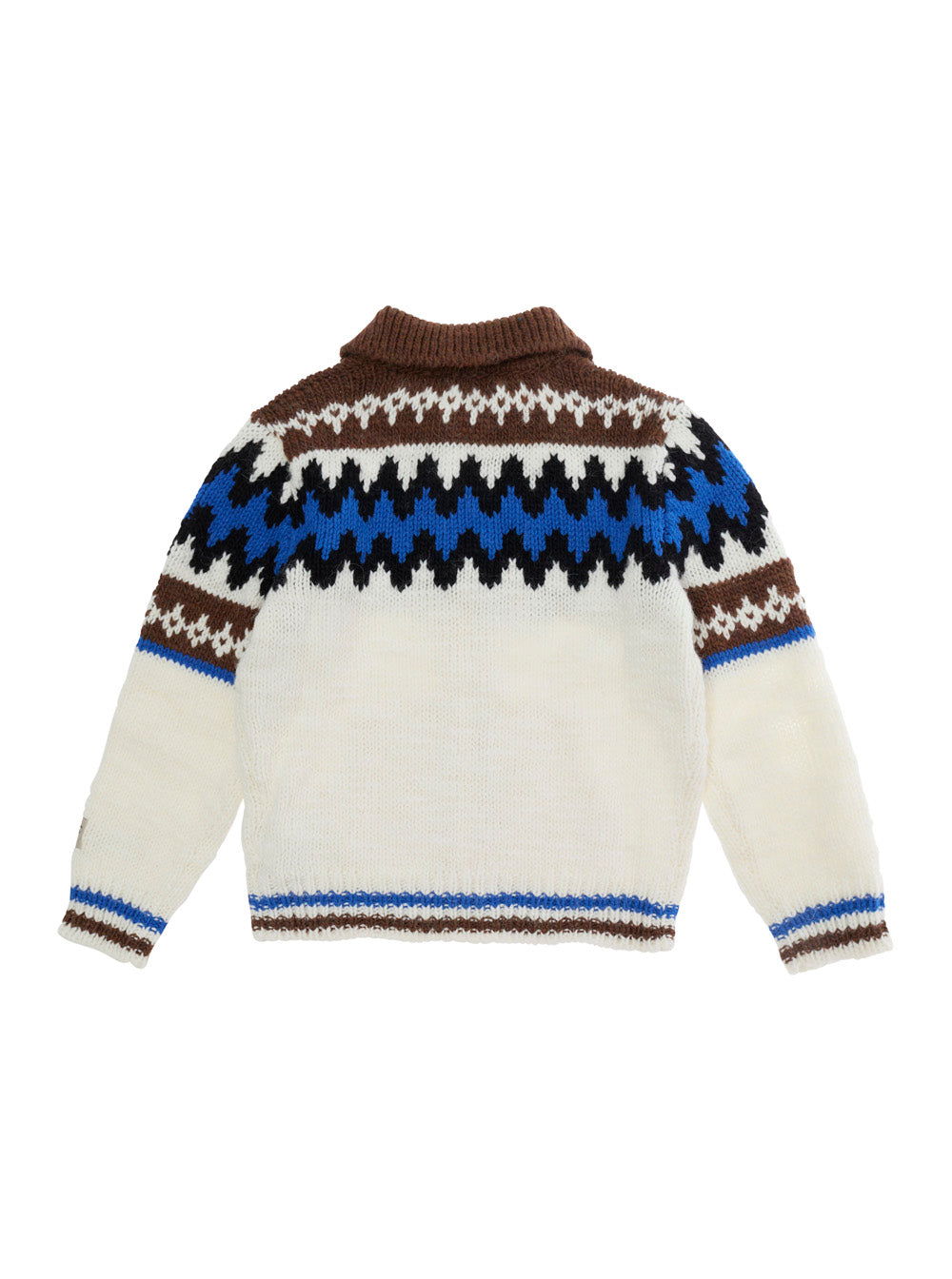 Nº21 Geometric Fair Isle Knit Sweater — Multicolor, view 2