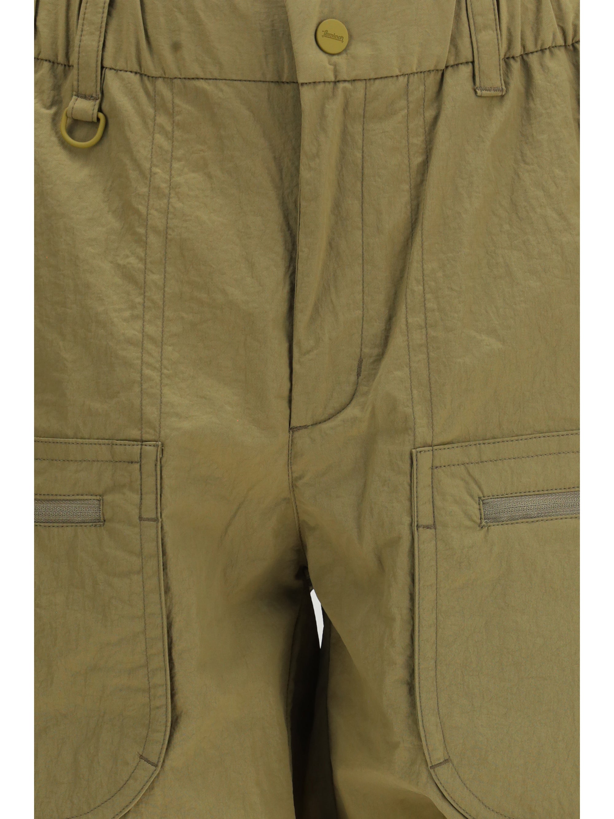 Laminar Ultraleggero Cargo Shorts — Green, view 2