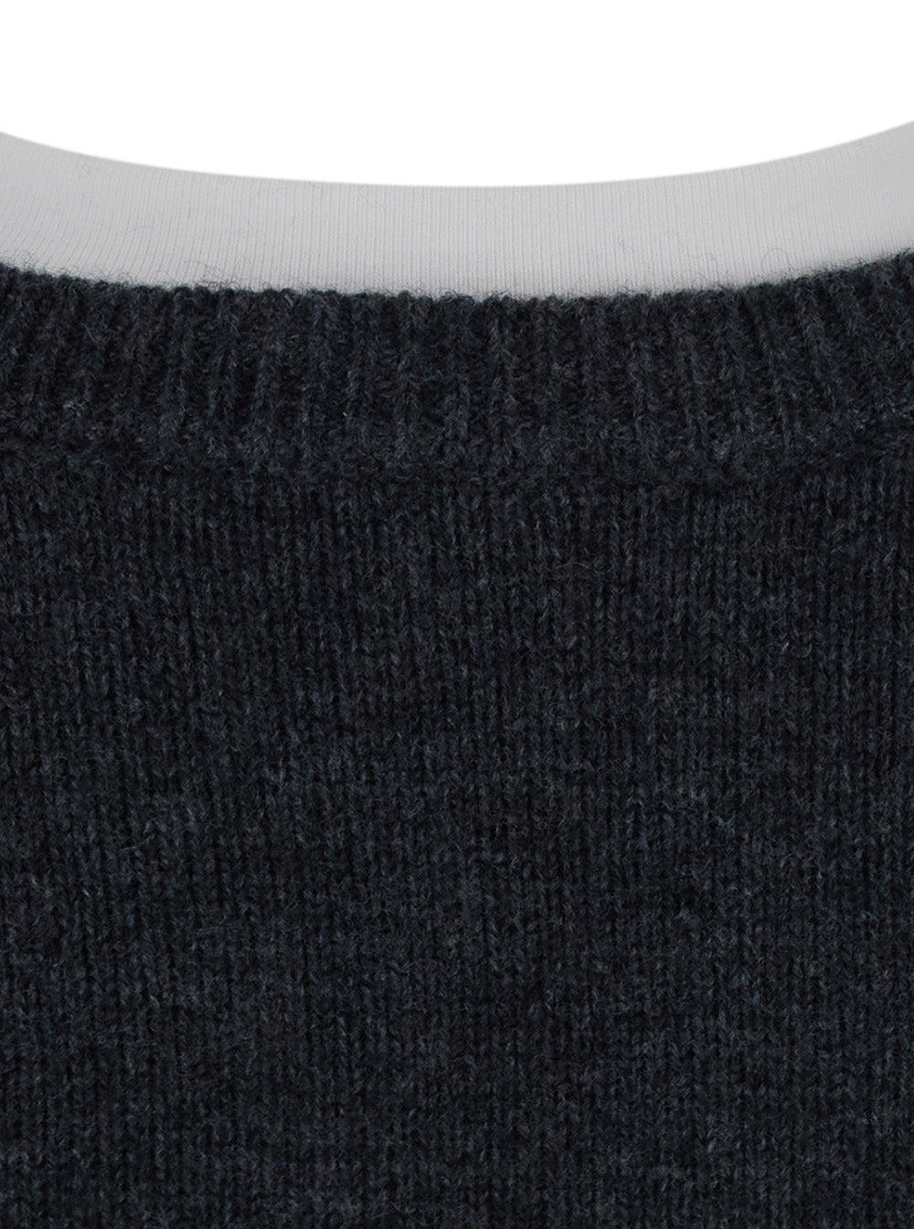 Semicouture Aida Popeline Sweater — Gray, view 3
