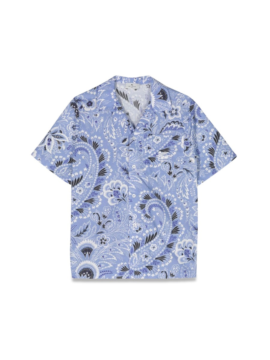Etro Cotton Shirt — Blue by Etro