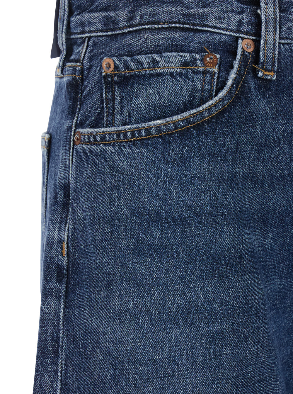 Agolde Arc Jeans — Blue, view 3