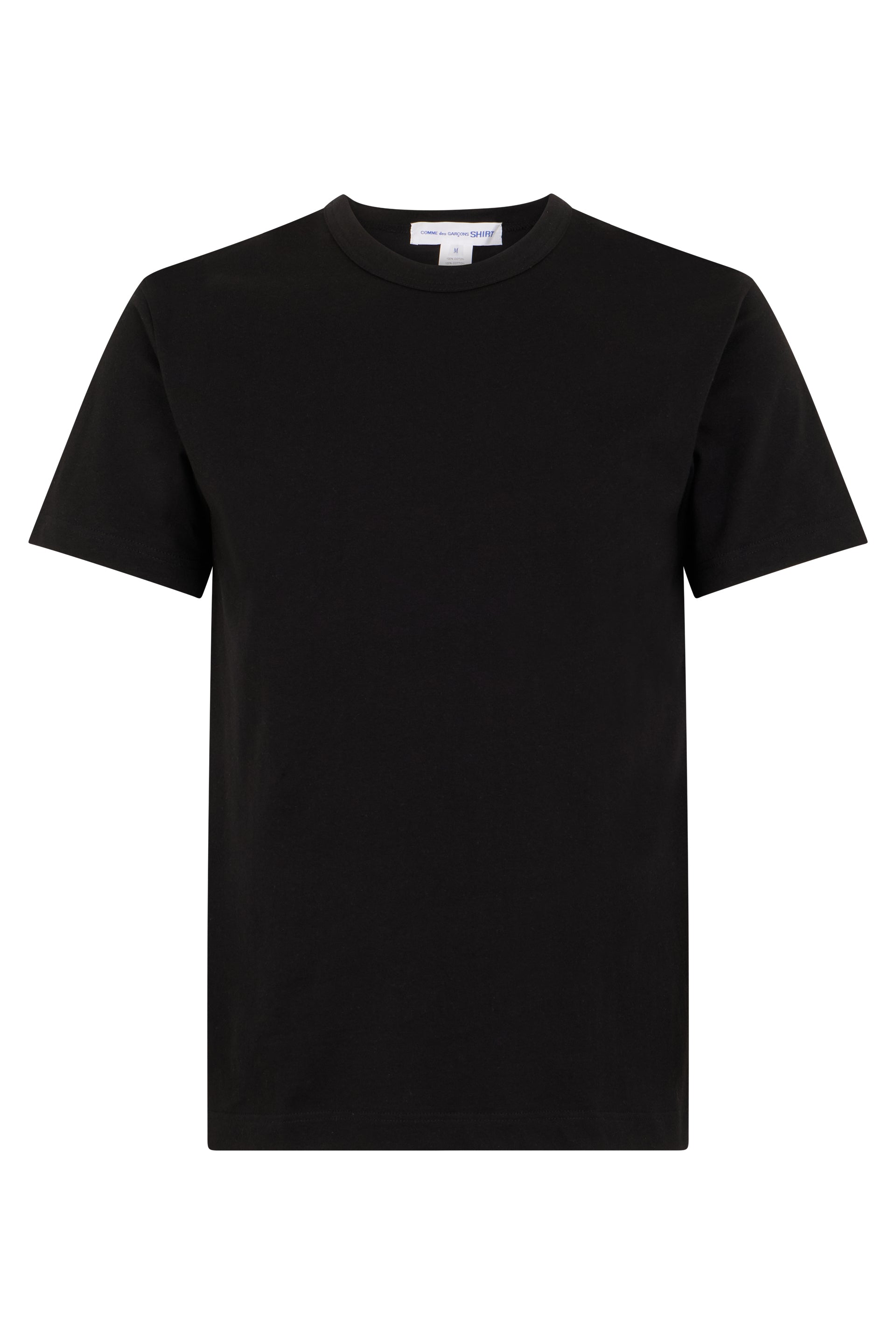 Comme Des GarçOns Shirt Cotton T-Shirt — Black by Comme Des Garcons Shirt