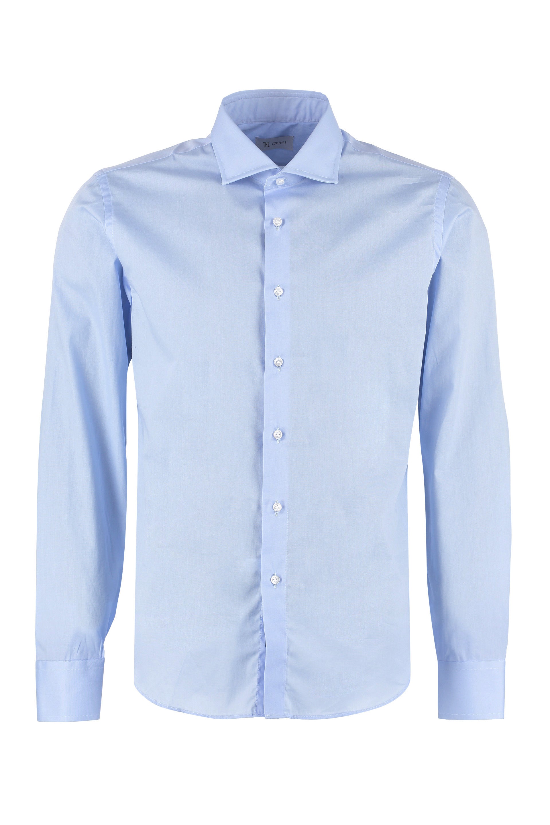 The Alphabet Stretch Cotton Shirt — Blue by The Alphabet