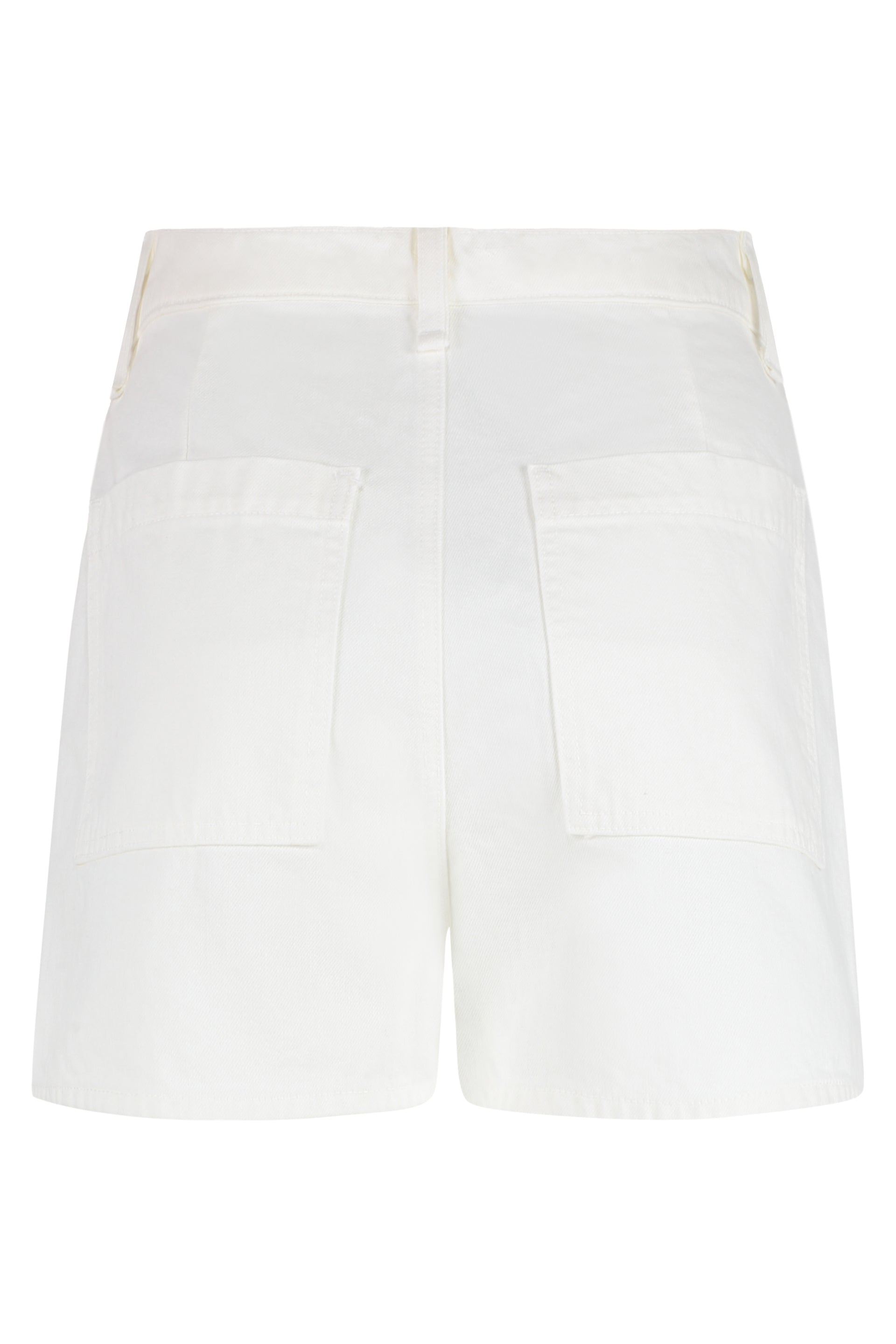 Askk Ny Cotton Shorts — White, view 2