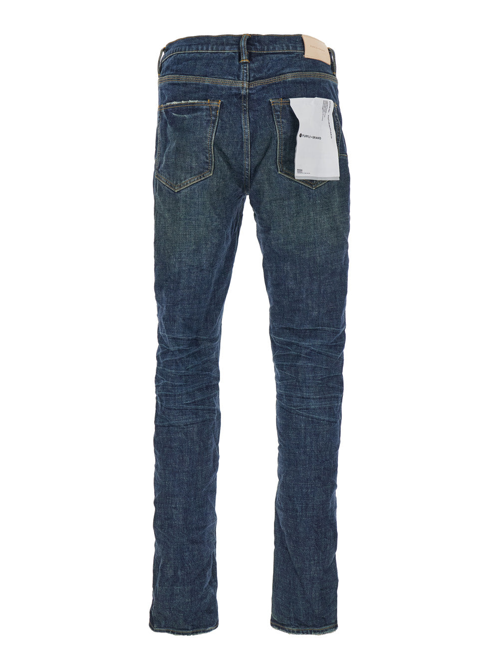 Purple Brand Stonewashed Denim Jeans — Blue, view 2