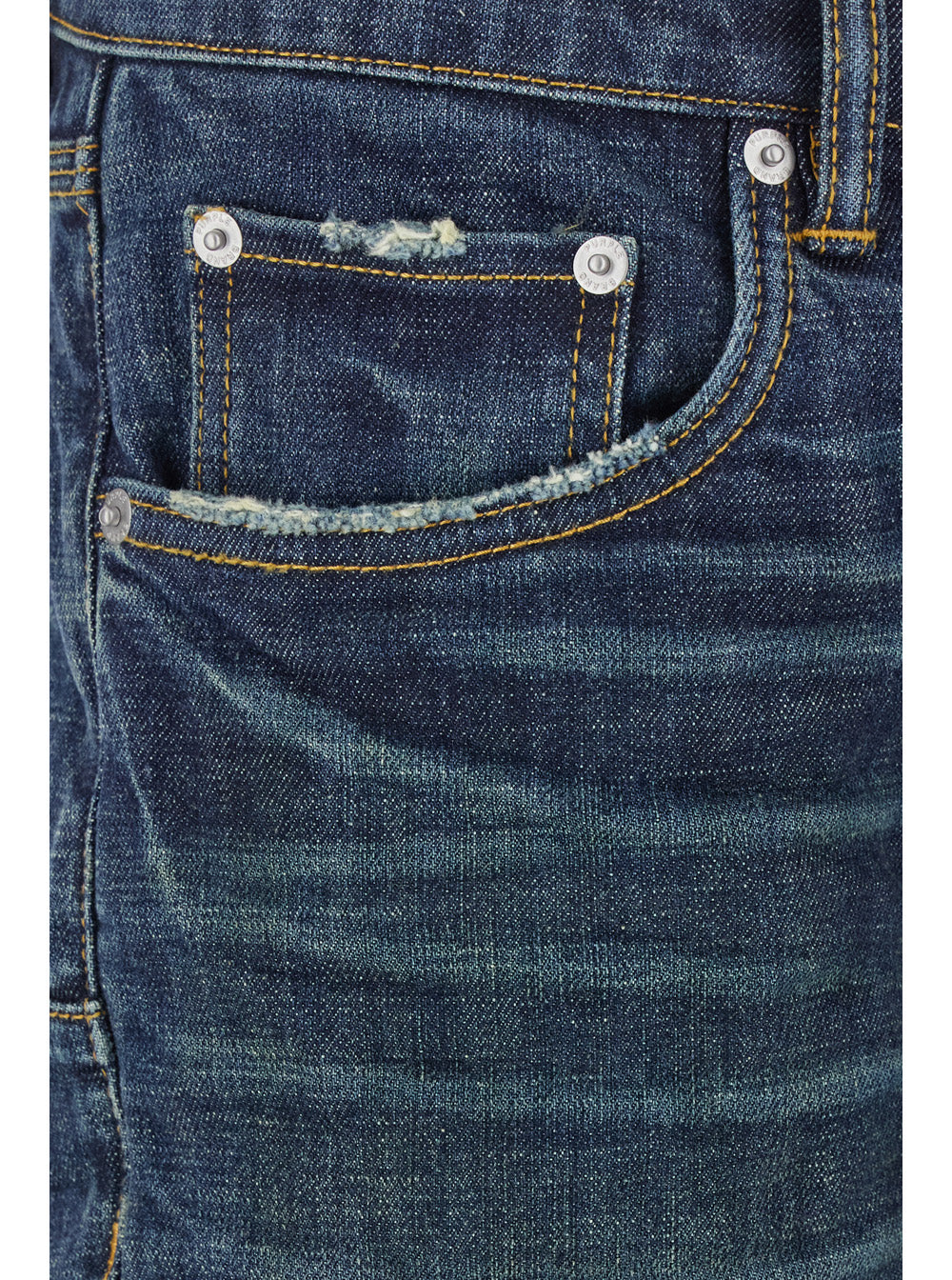 Purple Brand Stonewashed Denim Jeans — Blue, view 3