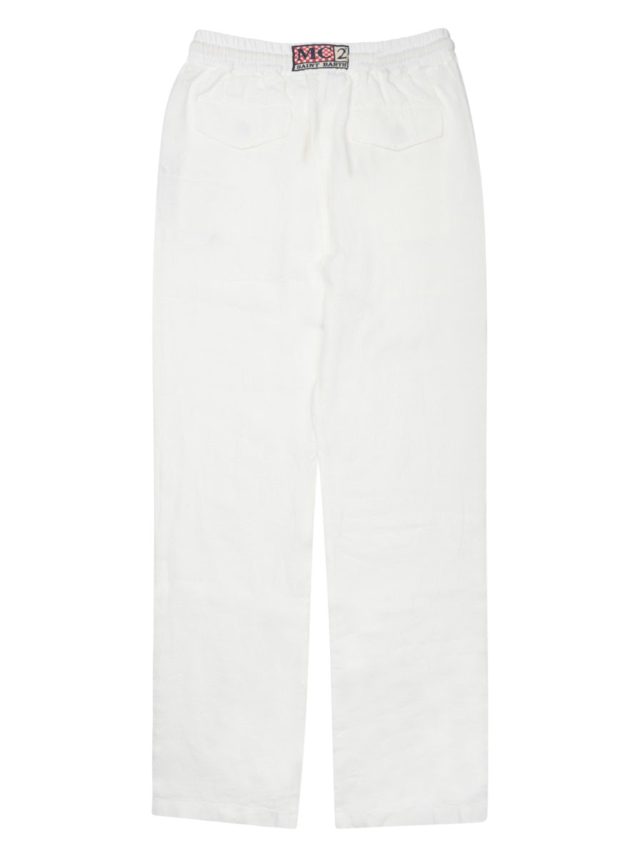 Mc2 Saint Barth Trousers — White, view 2