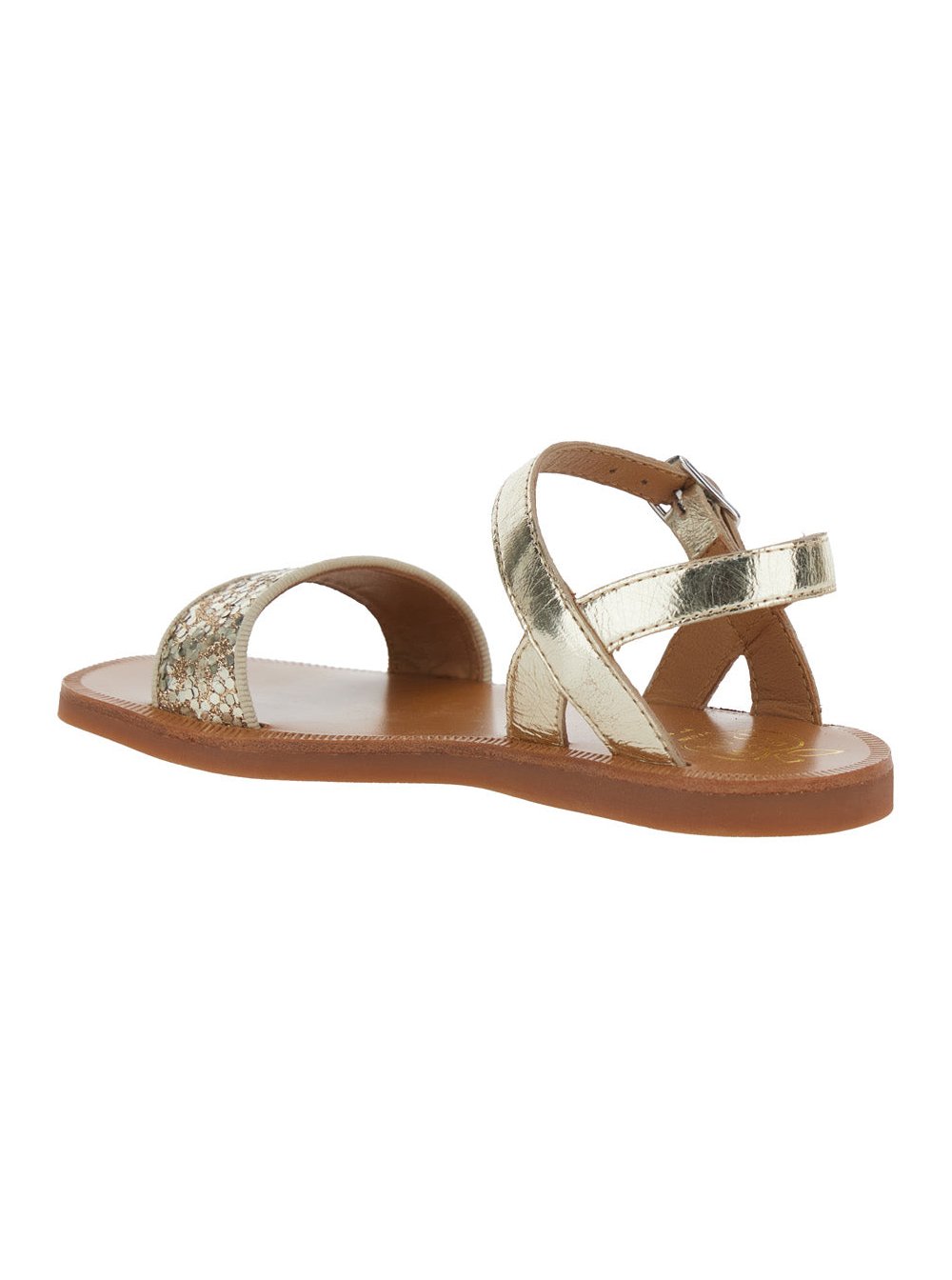 Pom D'Api Sandal — Gold, view 3