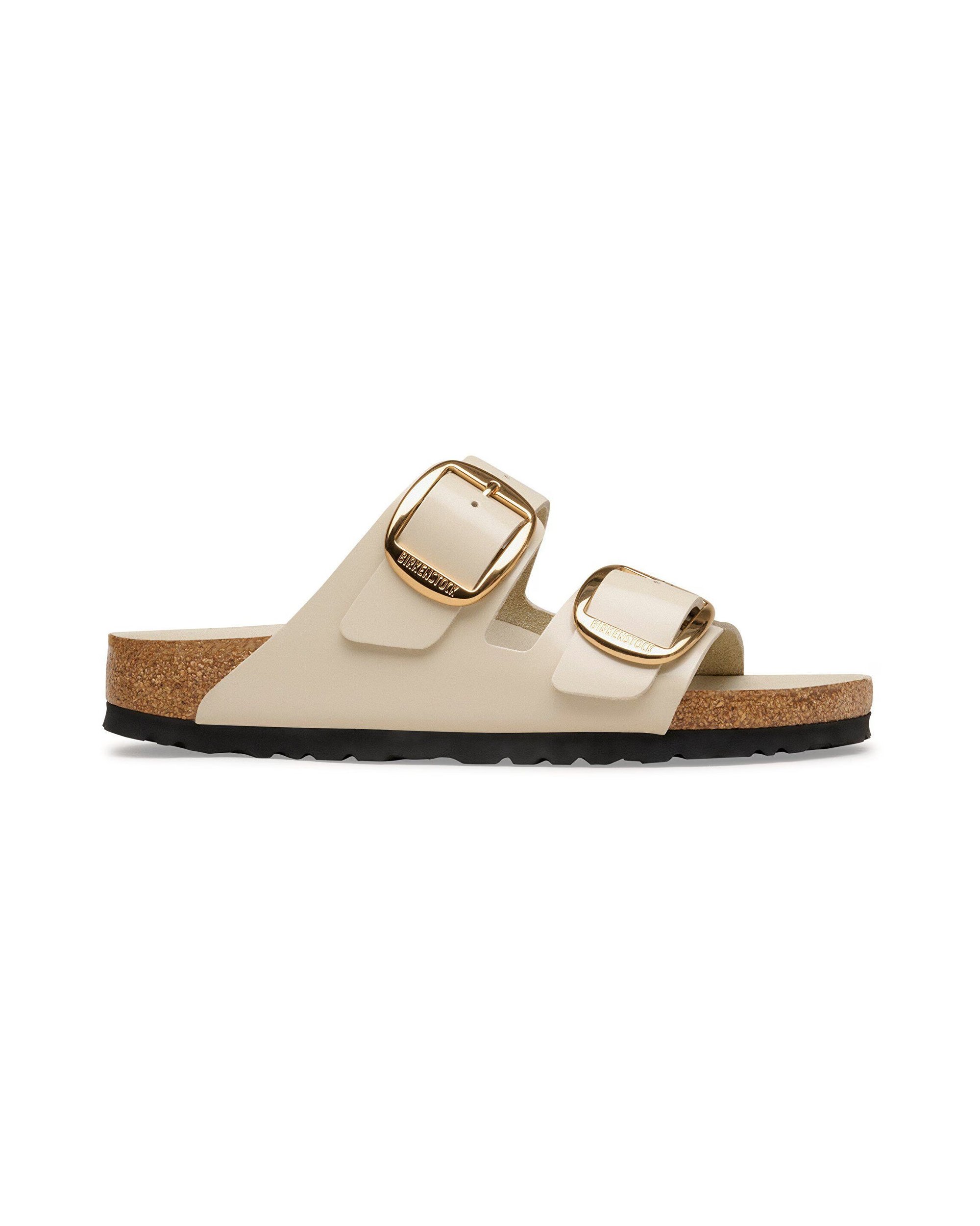 Birkenstock Arizona Big Slide — Beige by Birkenstock