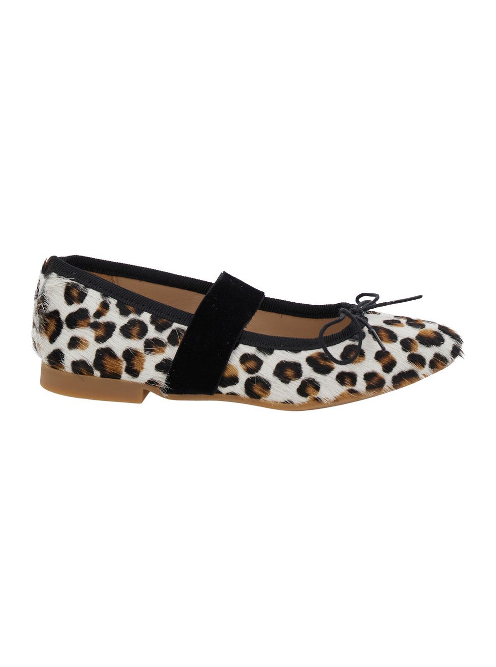 Pom D'Api Leopard-Print Rubber Ballet Flat — Multicolor by Pom D'Api
